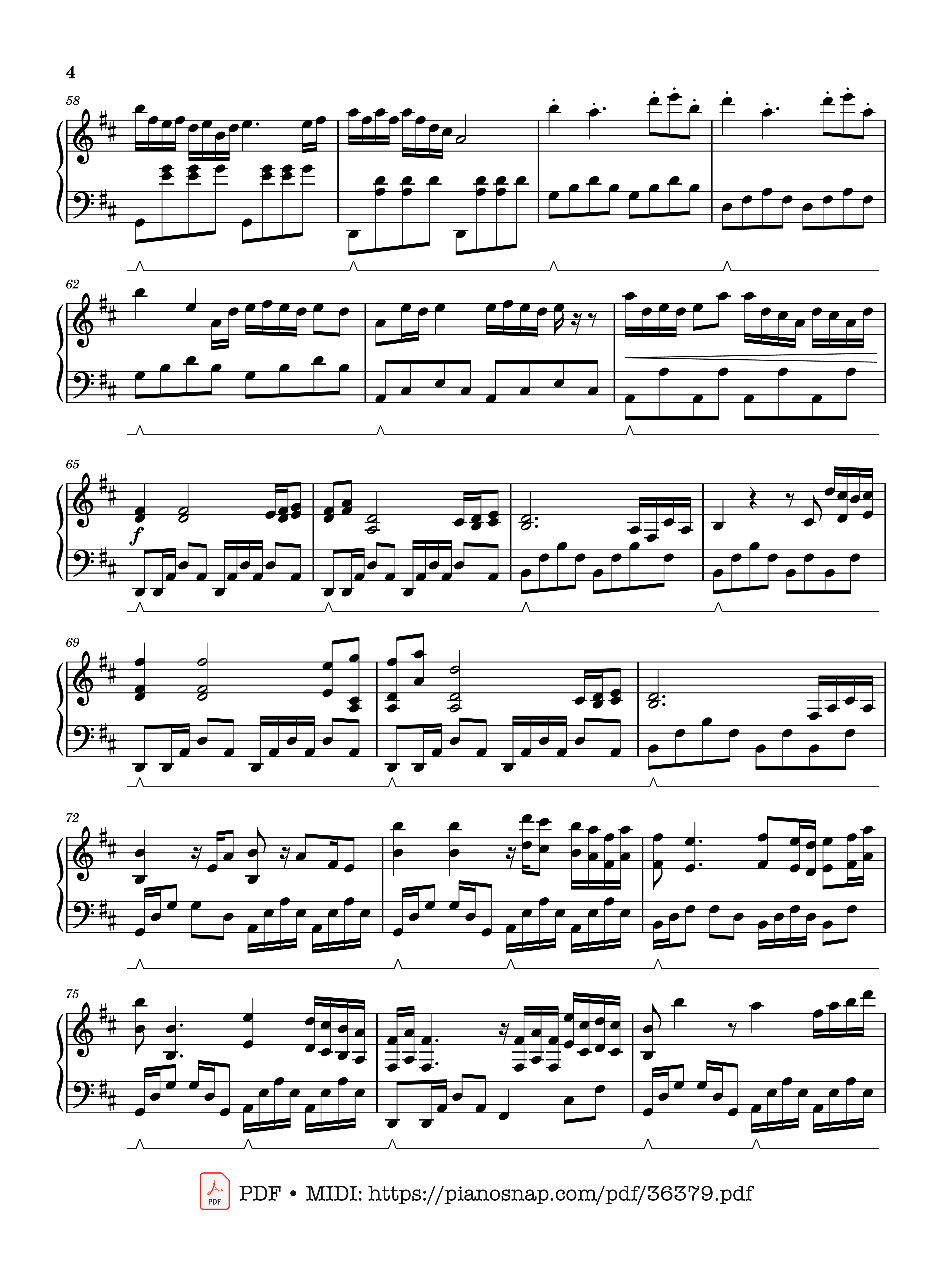 Page 4 of Sheet music PDF Piano With An Orchid - Yanni