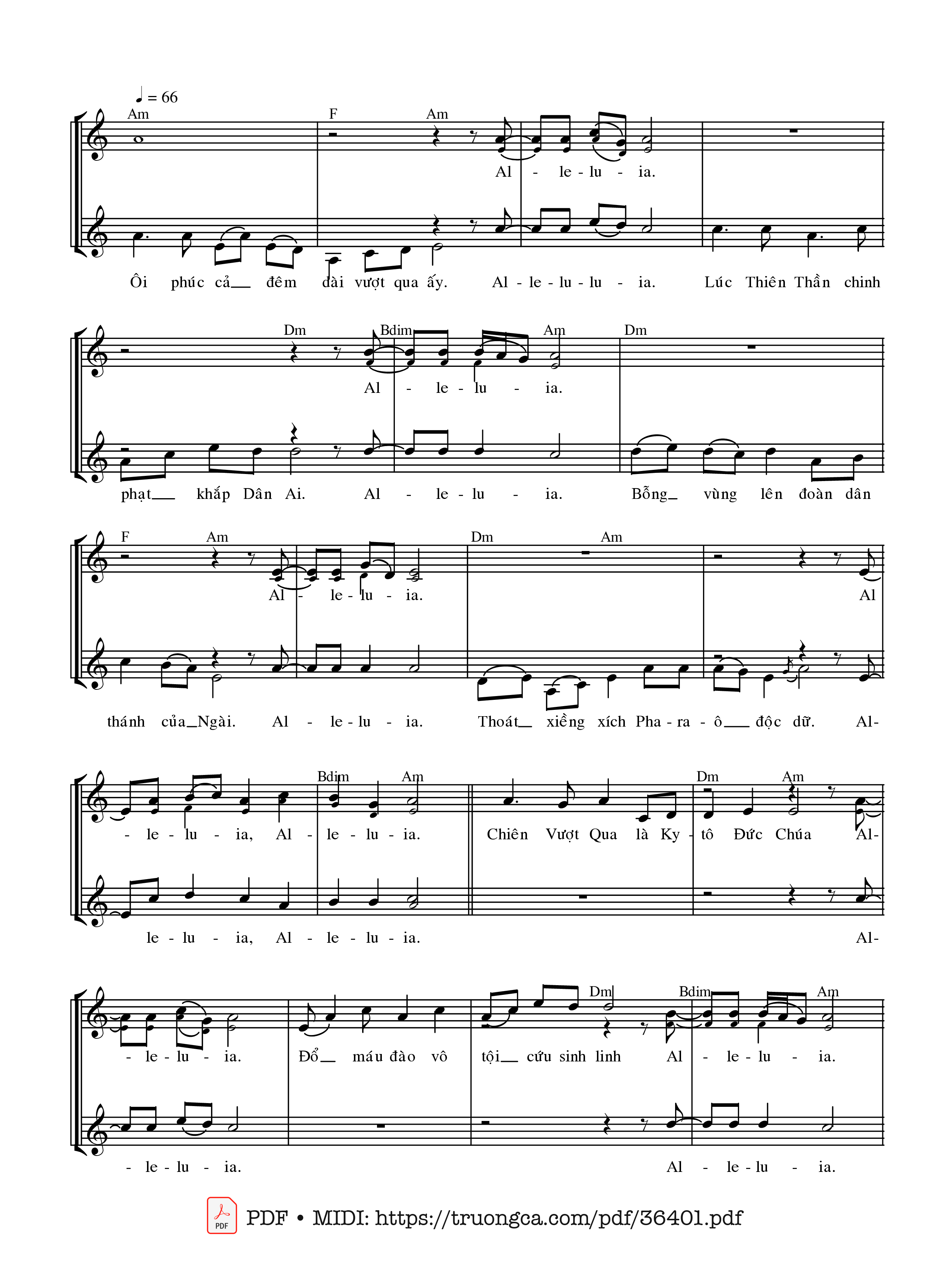 Page 2 of Sheet music PDF Dân Thánh Hỡi, Trường Ca Phục Sinh (4 bè) - Hùng Lân