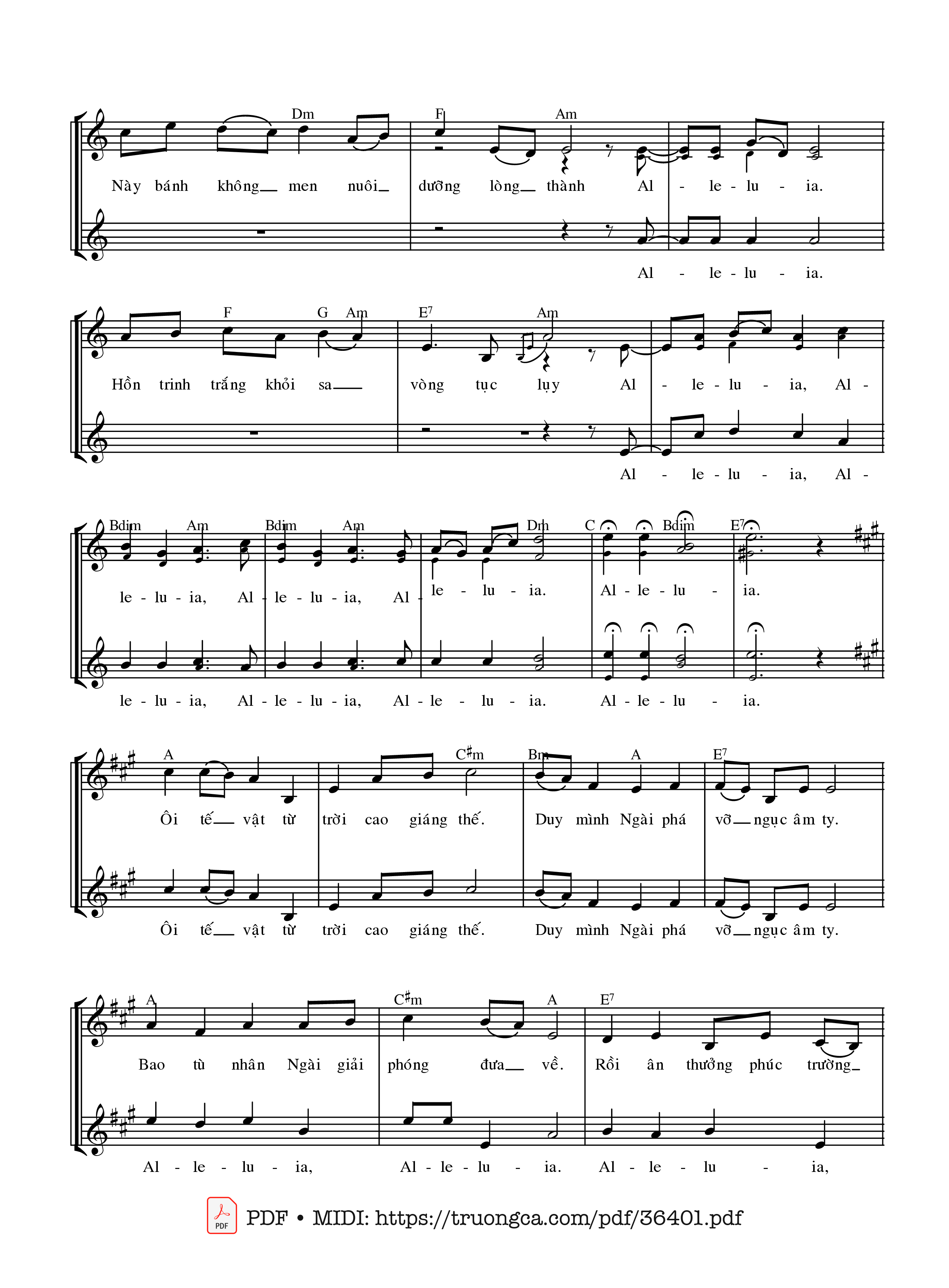 Page 3 of Sheet music PDF Dân Thánh Hỡi, Trường Ca Phục Sinh (4 bè) - Hùng Lân