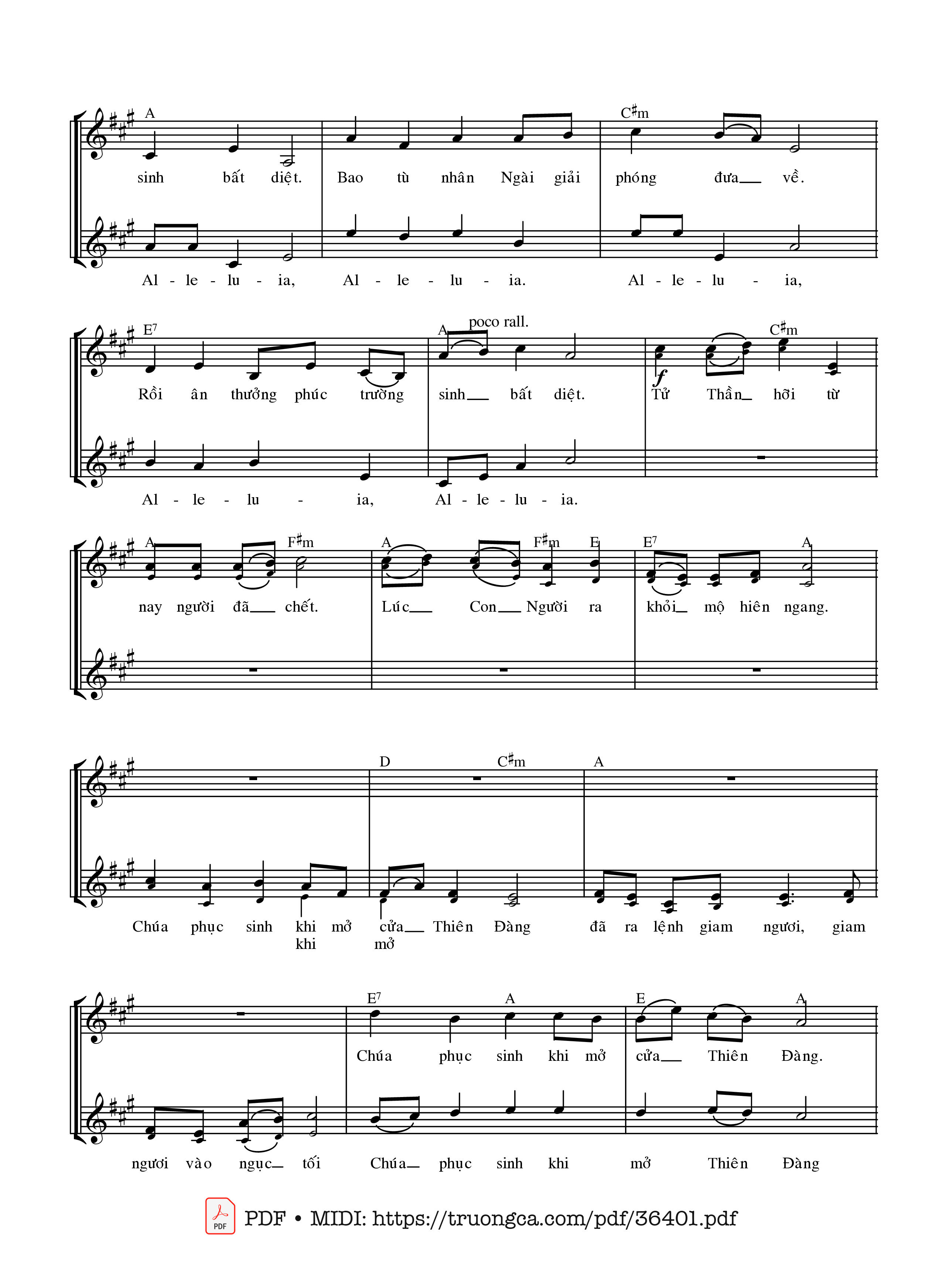 Page 4 of Sheet music PDF Dân Thánh Hỡi, Trường Ca Phục Sinh (4 bè) - Hùng Lân