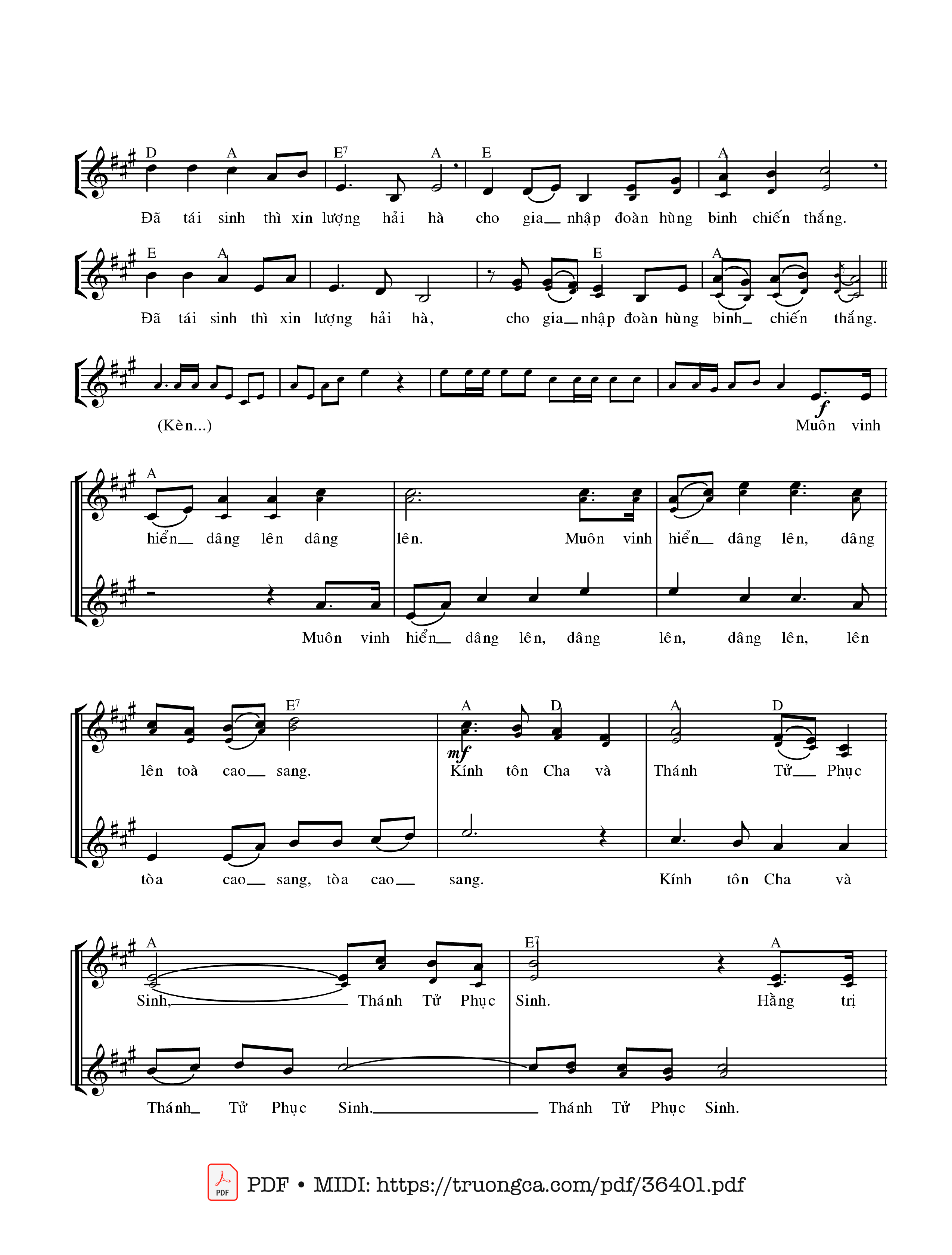 Page 6 of Sheet music PDF Dân Thánh Hỡi, Trường Ca Phục Sinh (4 bè) - Hùng Lân