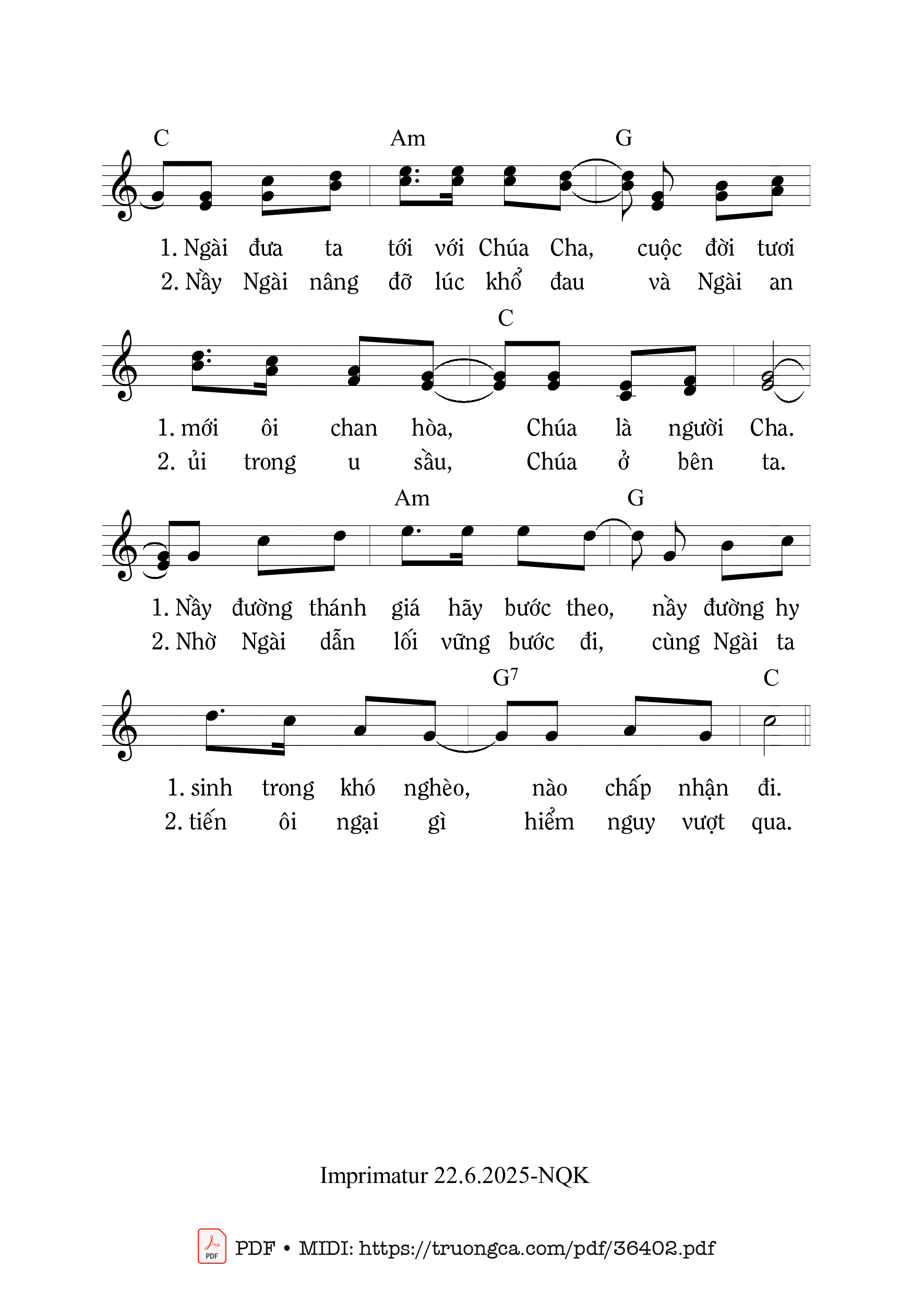 Page 2 of Sheet music PDF Đức Ki-Tô Niềm Hy Vọng - Mi Trầm