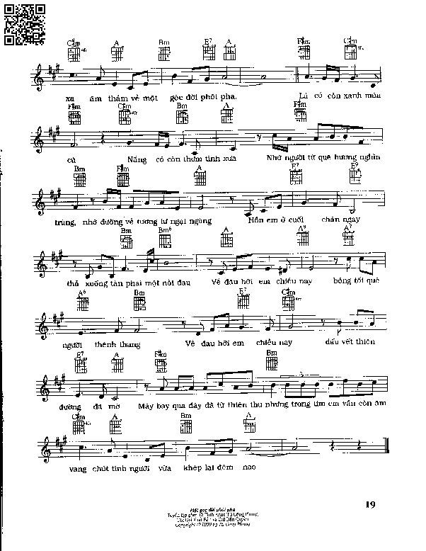 Page 2 of Sheet music PDF Một góc đời phôi pha - Từ Công Phụng