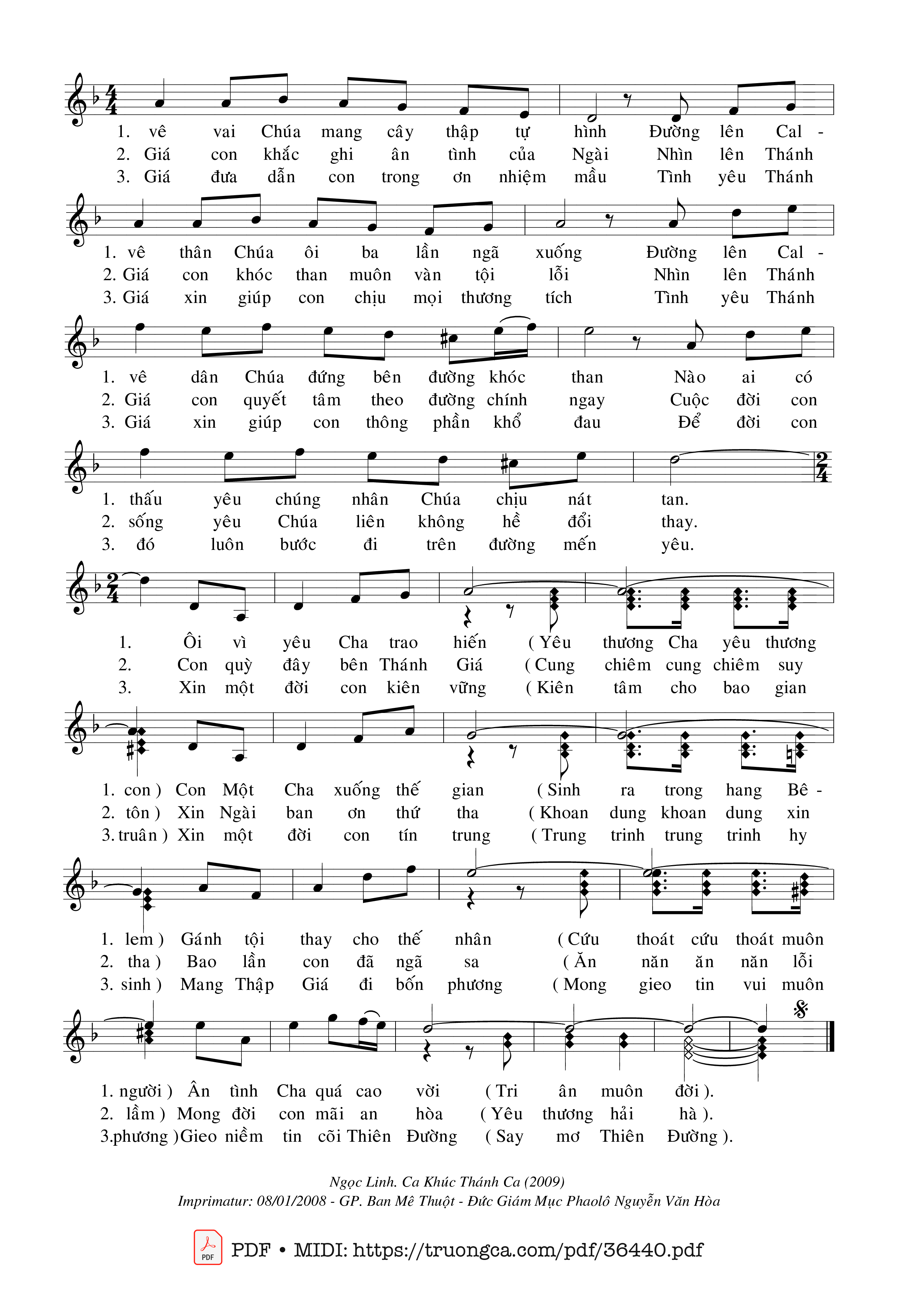 Page 2 of Sheet music PDF Tình Yêu Dâng Hiến - Ngọc Linh