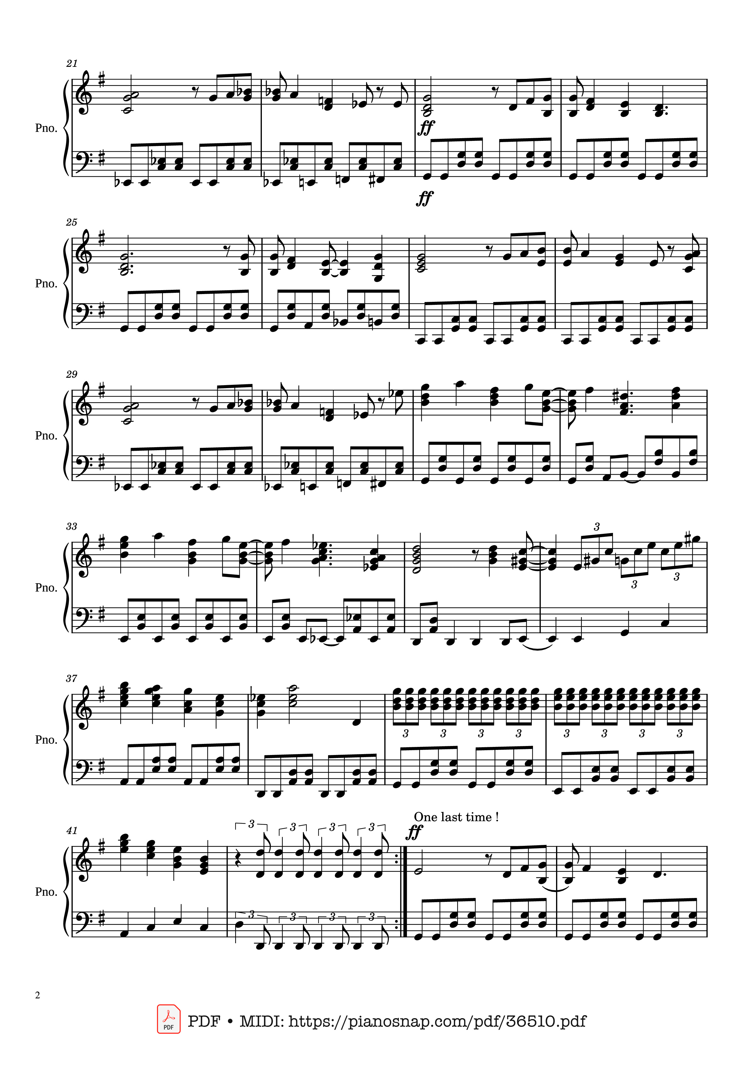 Page 2 of Sheet music PDF Piano All I Want For Christmas Is You - Mariah Carey Piano - Marriah Carrey