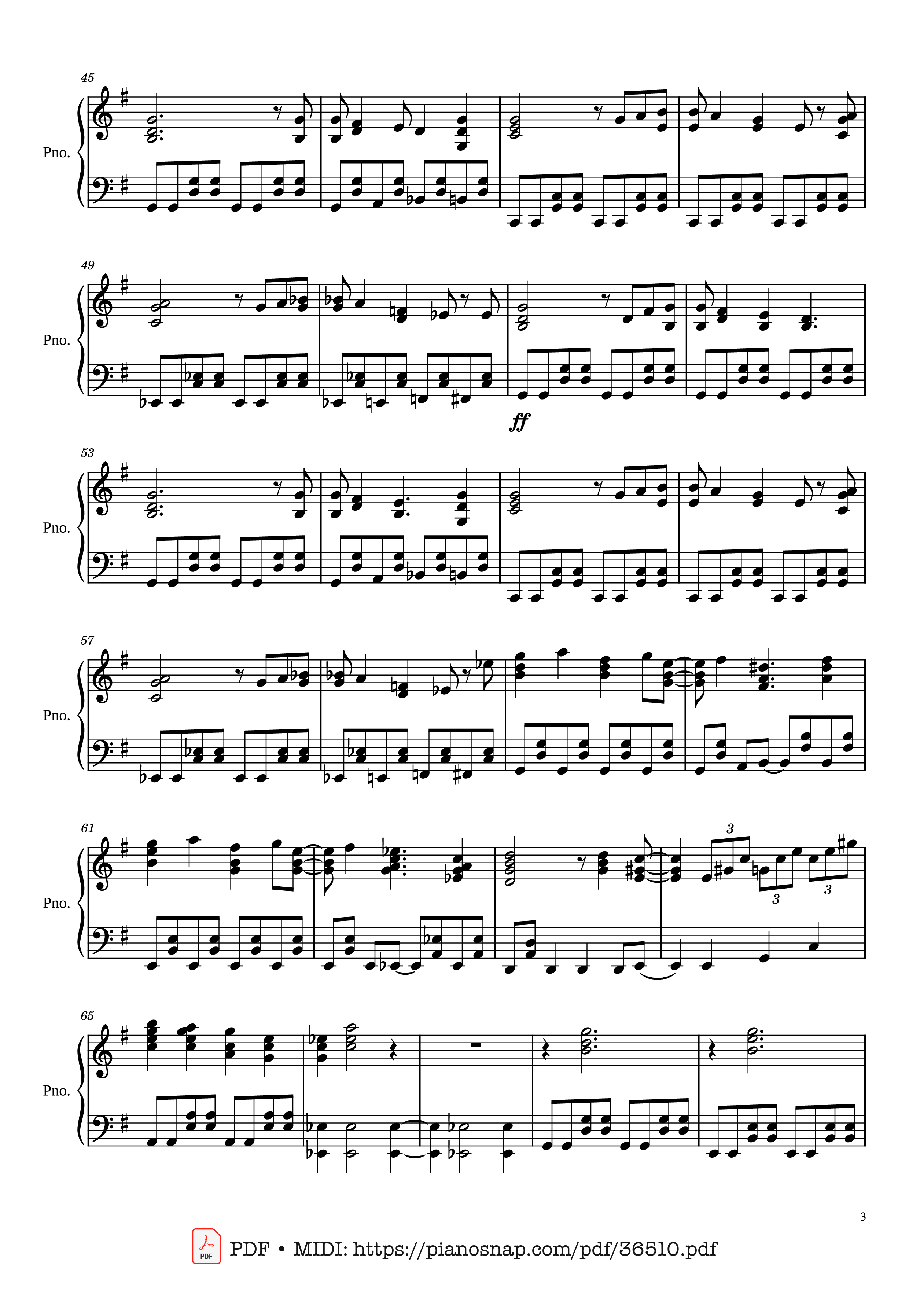 Page 3 of Sheet music PDF Piano All I Want For Christmas Is You - Mariah Carey Piano - Marriah Carrey