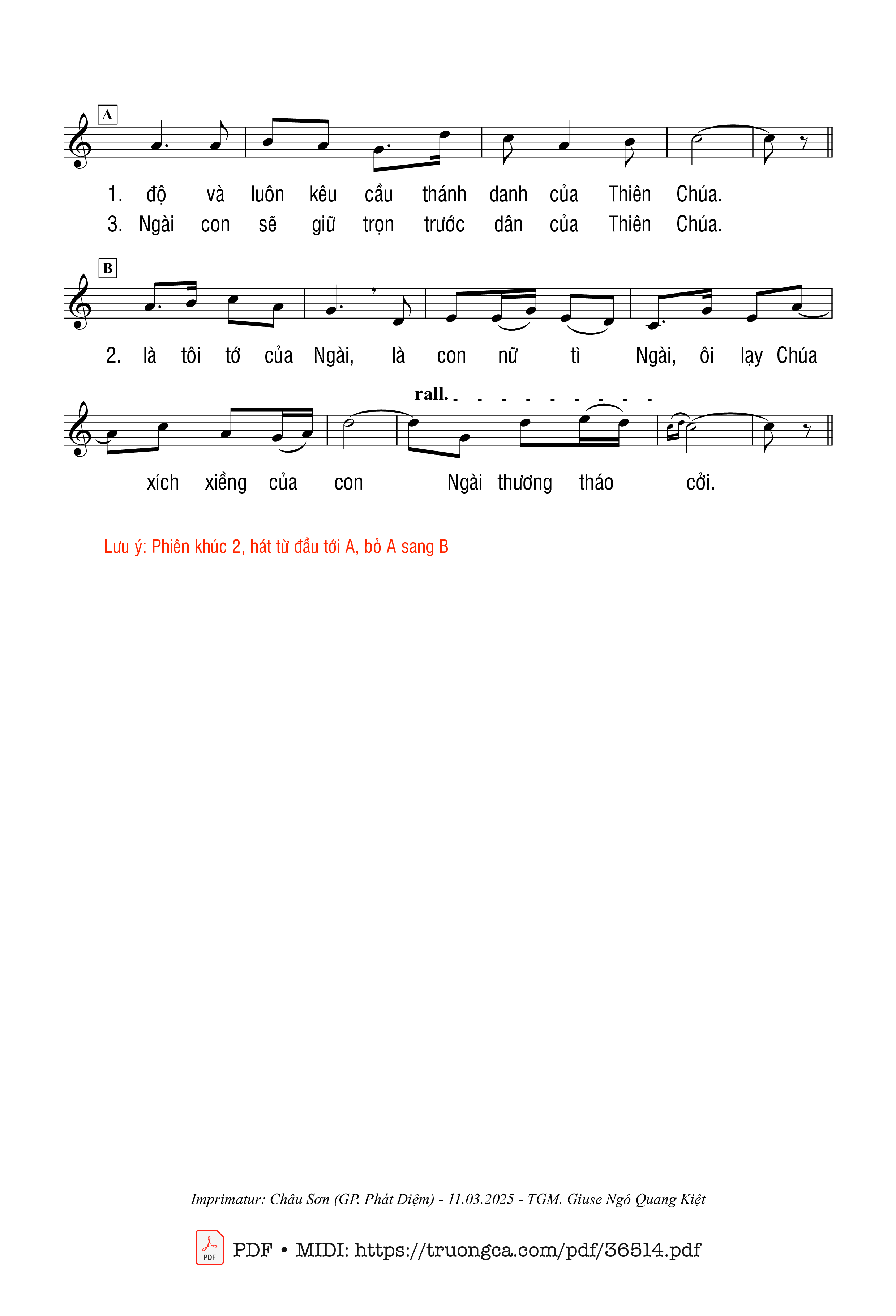 Page 2 of Sheet music PDF Thánh Vịnh 115, Lễ Tiệc Ly - Xuân Hoàng