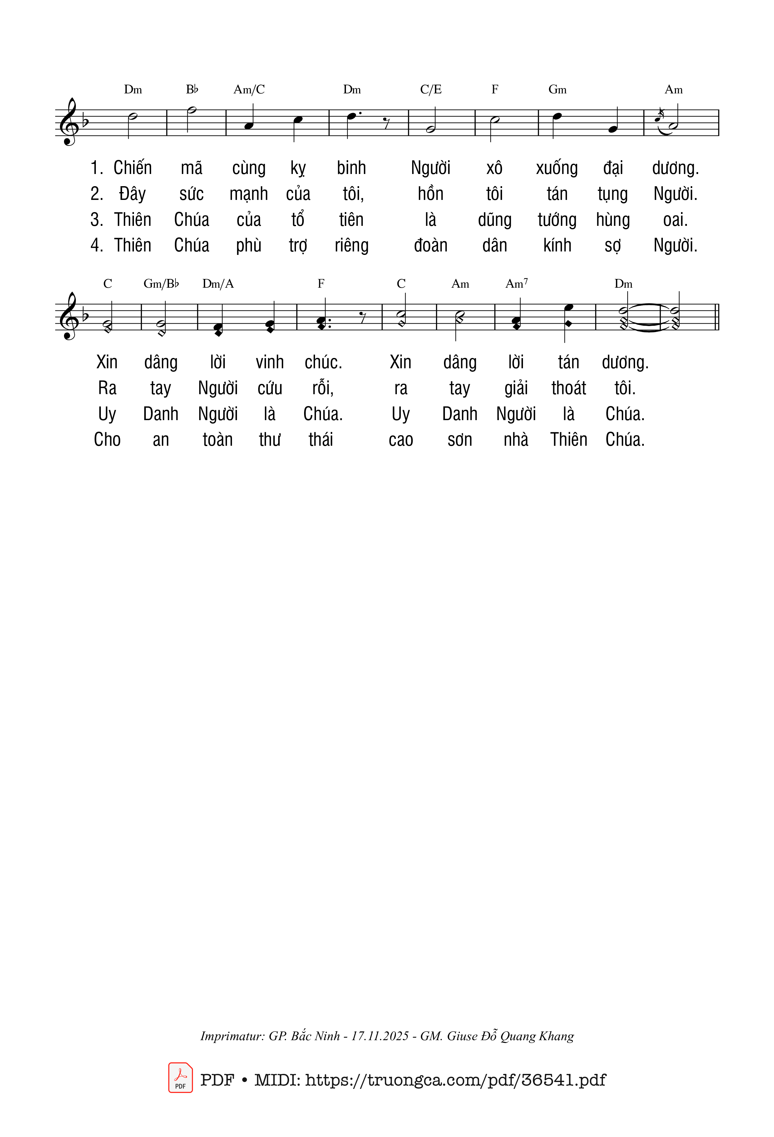 Page 2 of Sheet music PDF Bài Ca Xuất Hành - Jb. An Ninh