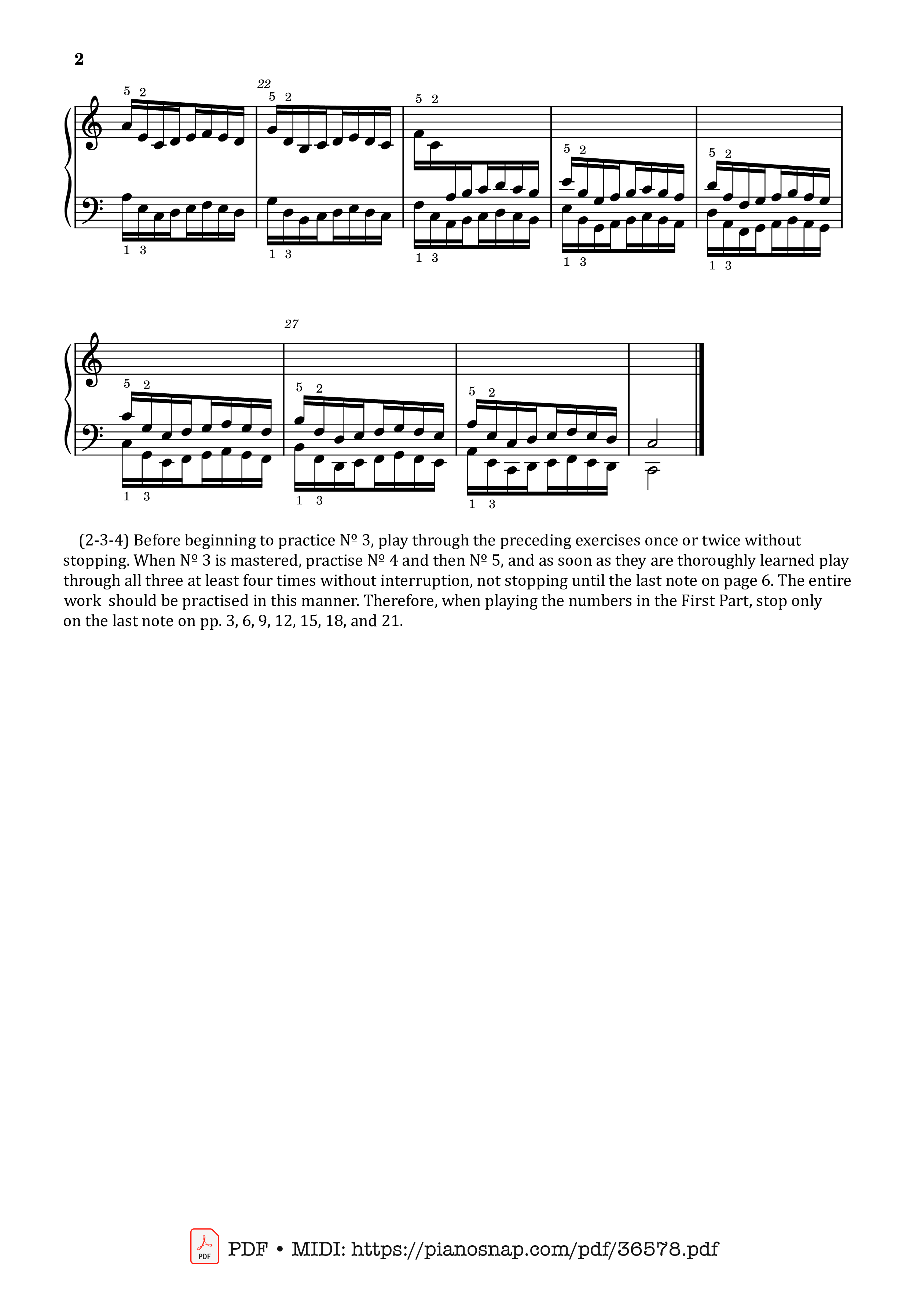 Page 2 of Sheet music PDF Hanon - The Virtuoso Pianist No. 3 - Charles-Louis Hanon