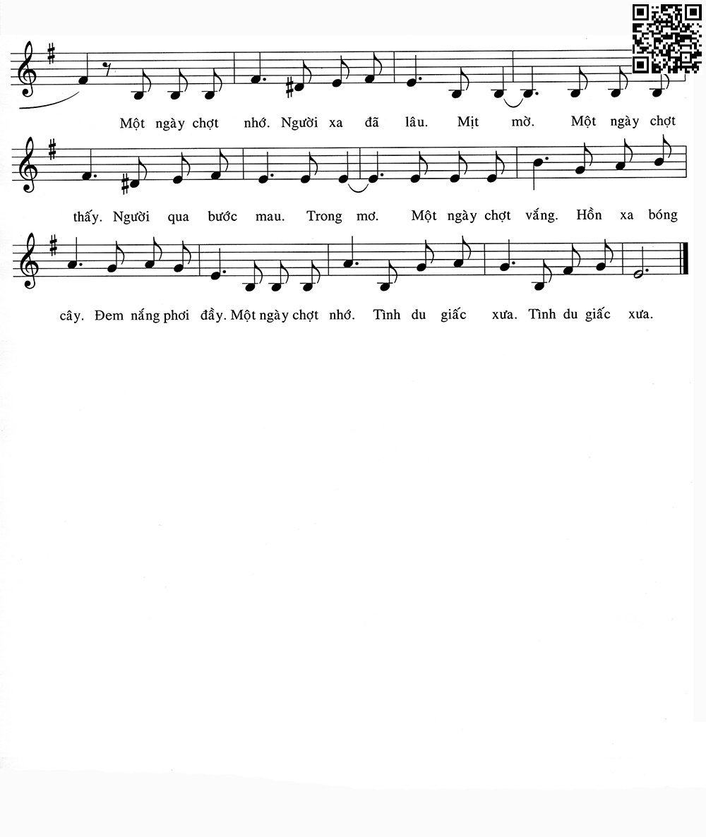 Page 2 of Sheet music PDF Một ngày chợt nhớ - Nghiêu Minh