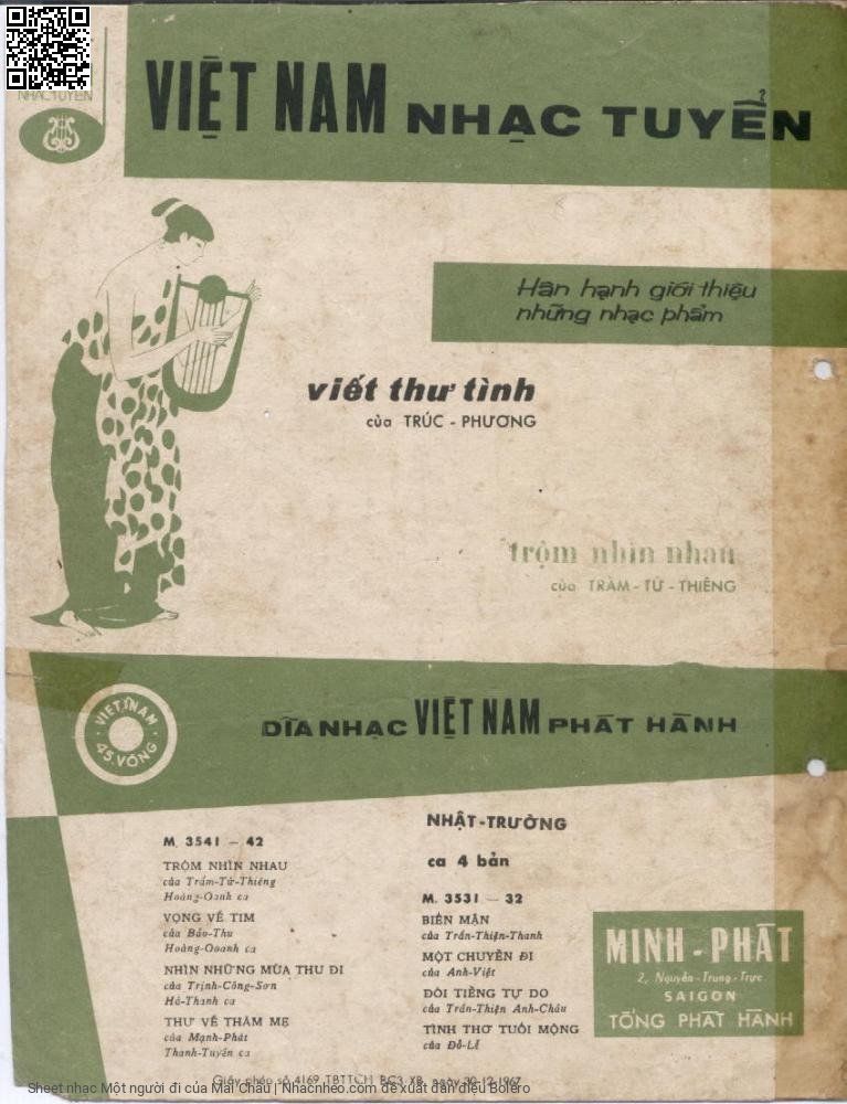 Page 4 of Sheet music PDF Một người đi - Mai Châu