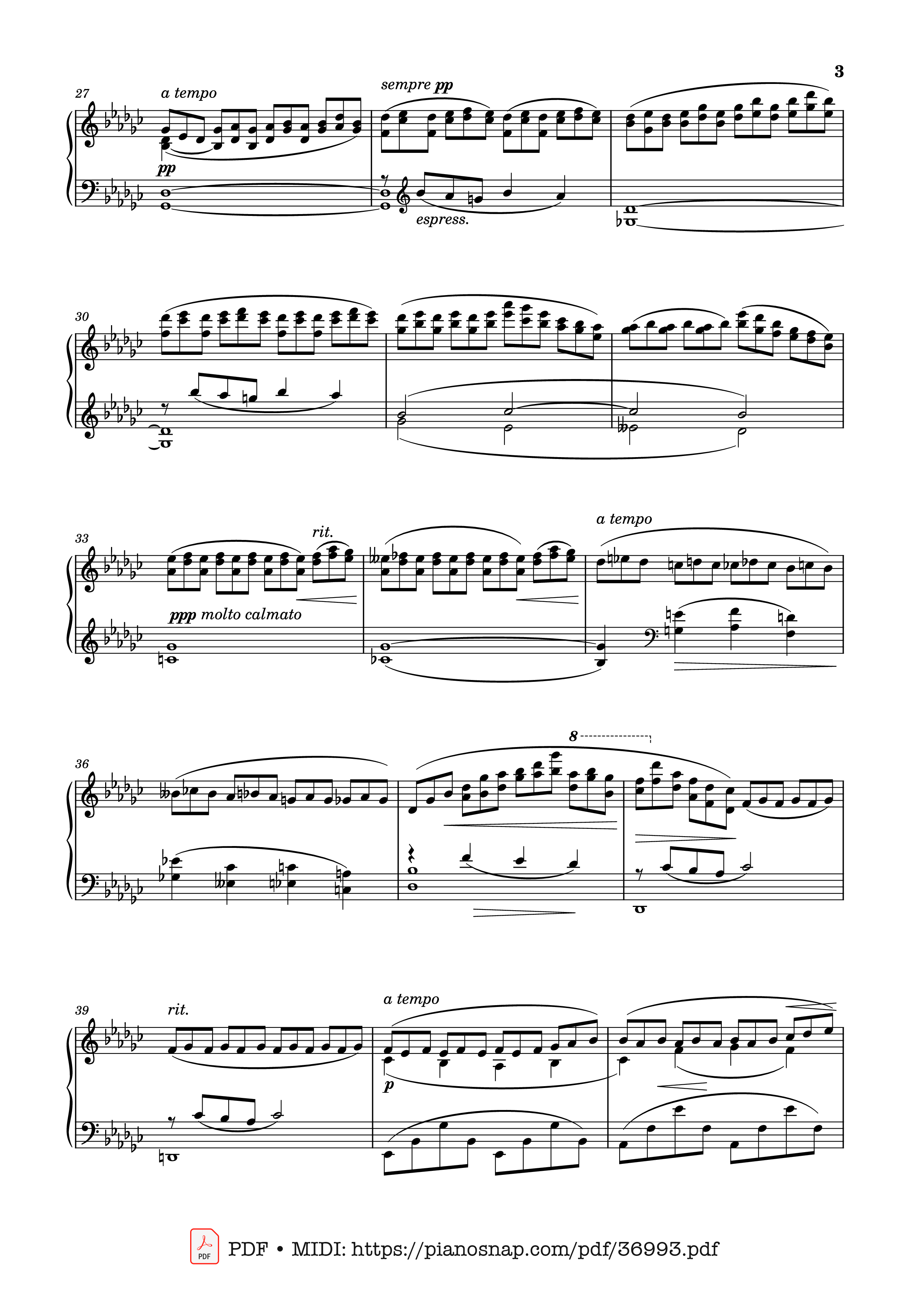 Page 3 of Sheet music PDF Piano Il Neige! - Henrique Oswald