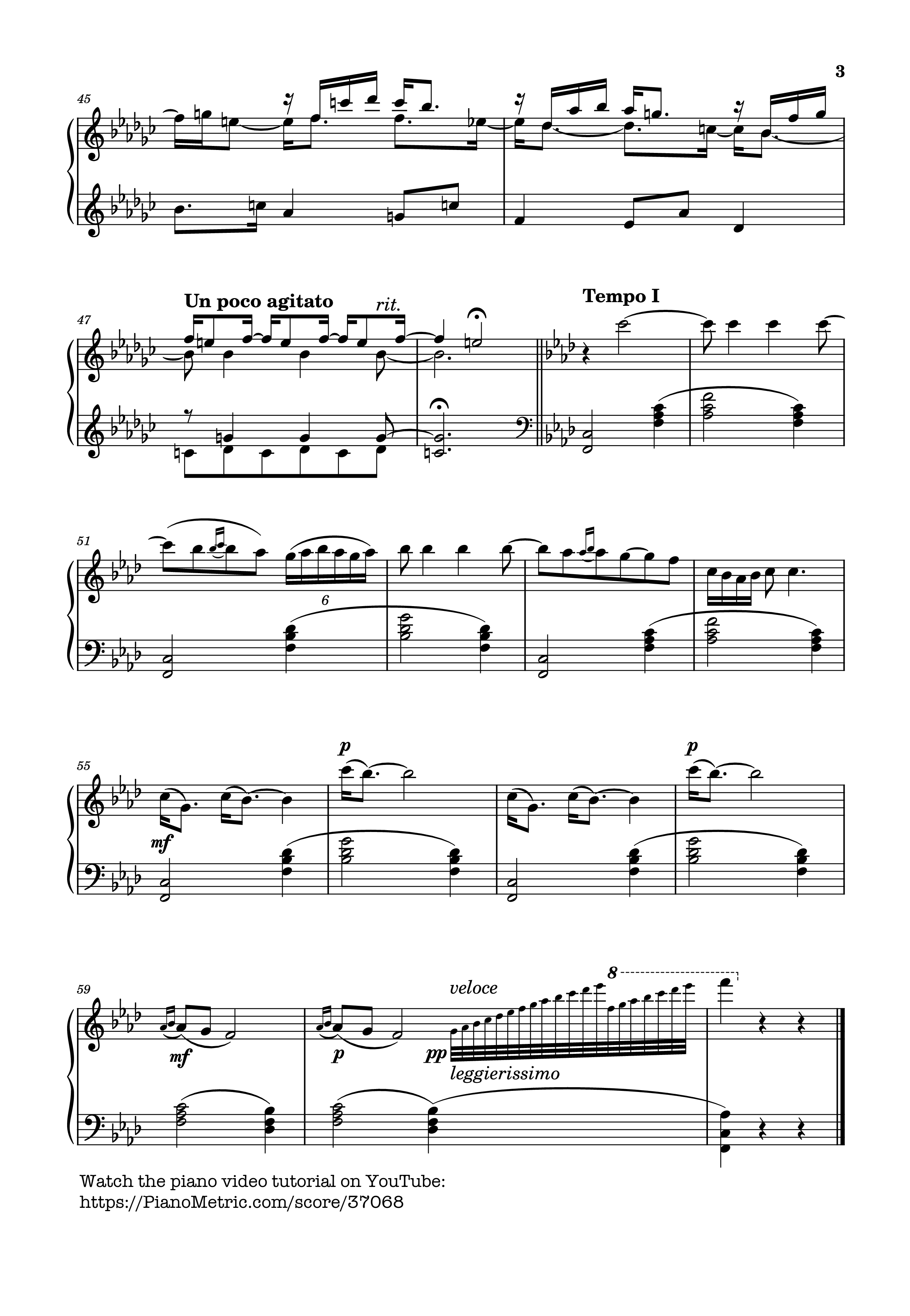 Page 3 of Sheet music PDF Piano Pièce pour Piano Opus 12 in F Minor - Mel Bonis