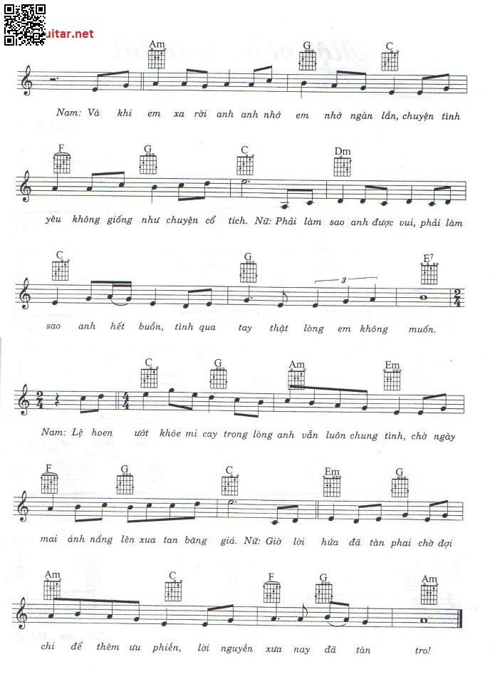 Page 3 of Sheet music PDF Một vòng trái đất - Nhất Trung