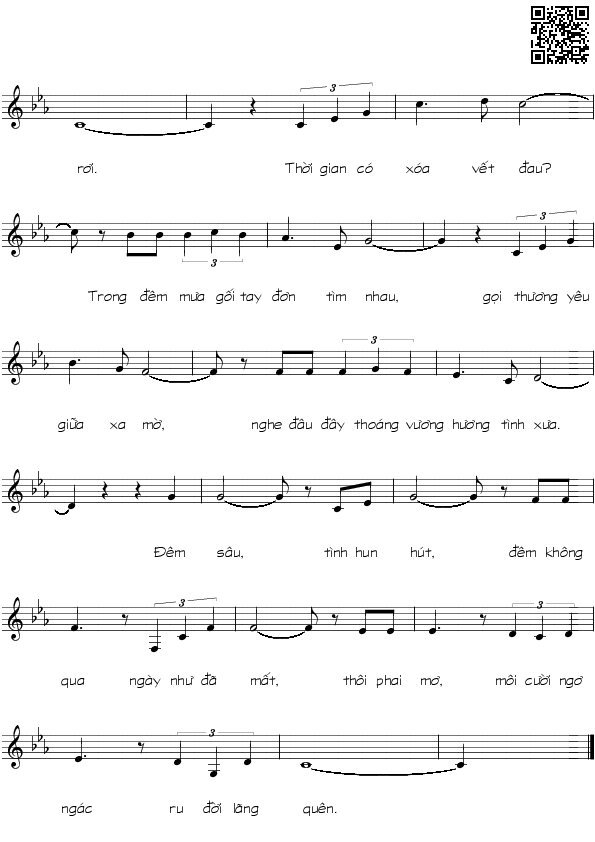 Mưa đêm về ngõ tối Mưa ru đời quên lối, Trang 2