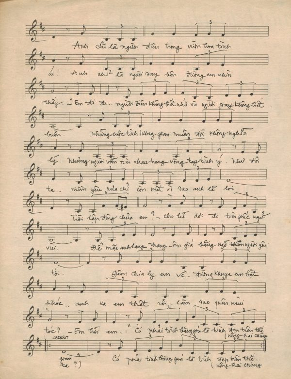 Page 2 of Sheet music PDF Mùa đông của anh - Trần Thiện Thanh