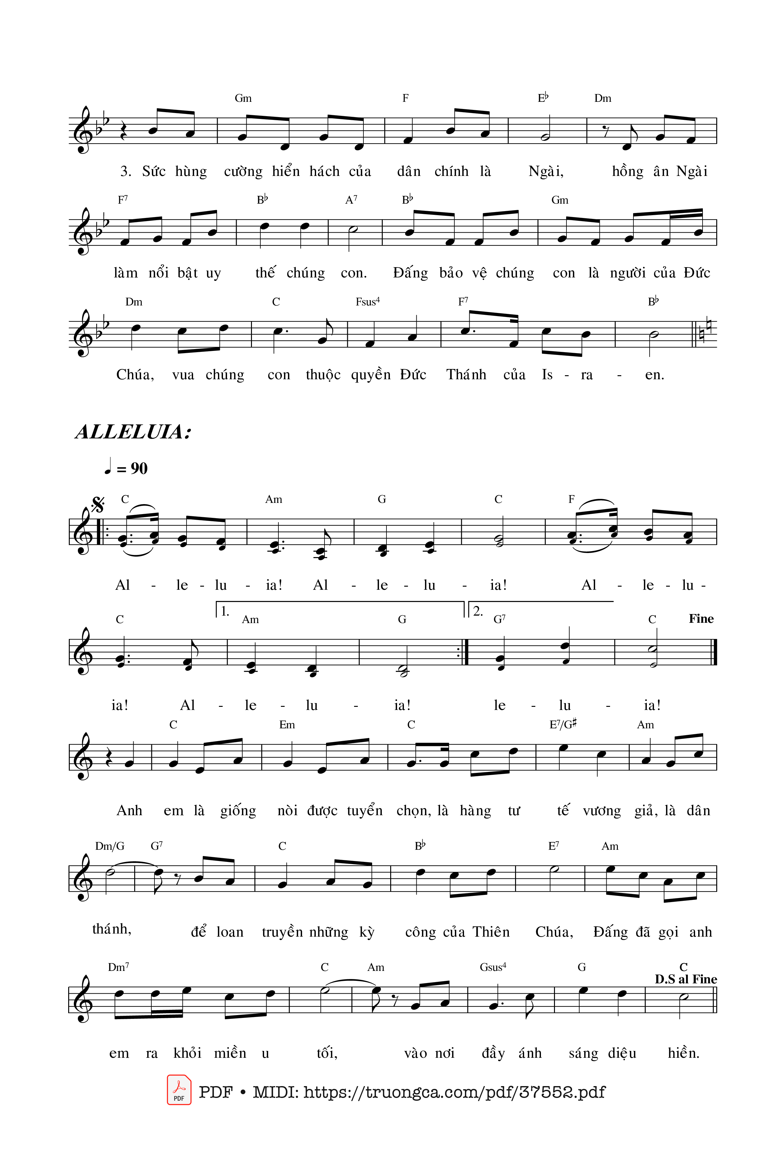 Page 2 of Sheet music PDF Thánh Vịnh 88, Chúa Nhật 13A Thường Niên - Văn Duy Tùng