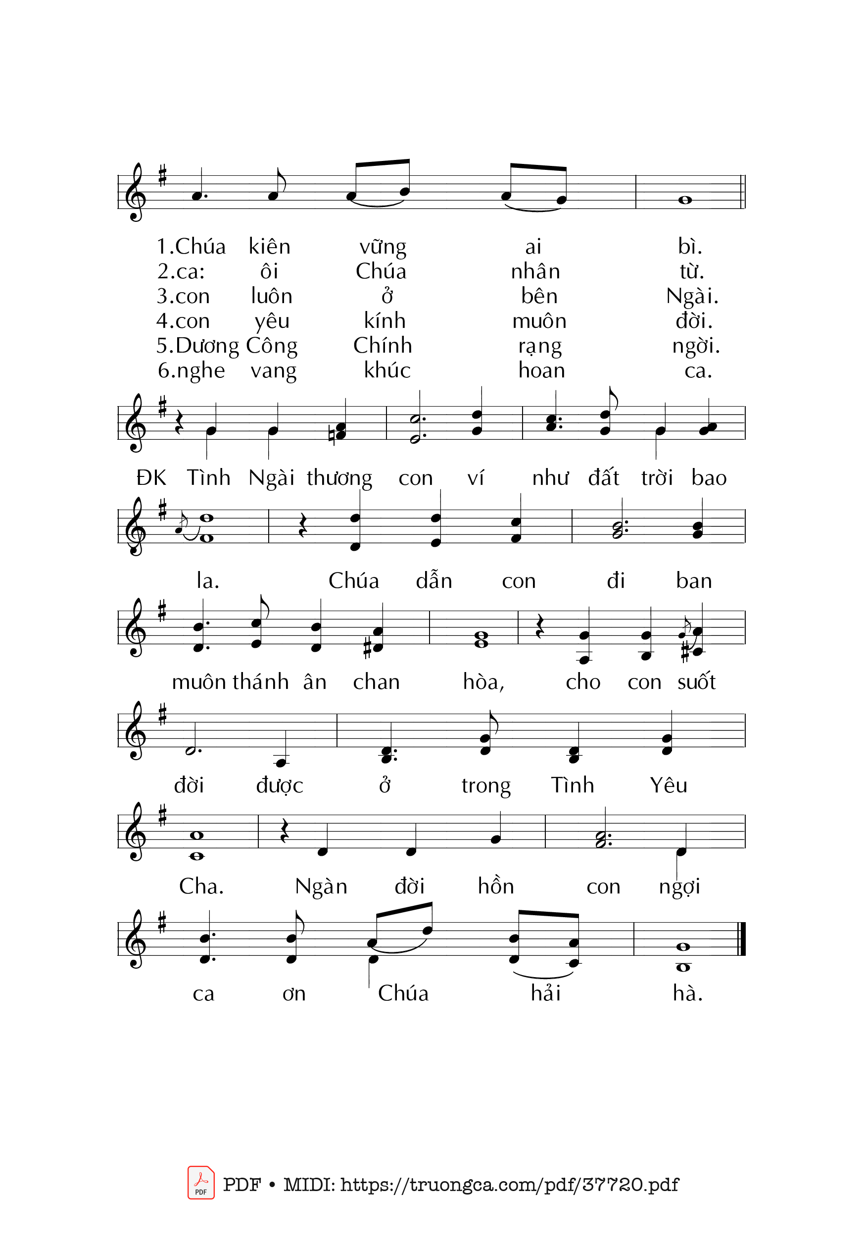 Page 3 of Sheet music PDF Thánh Vịnh 22, Xin Dẫn Đưa Con - Mai Nguyên Vũ