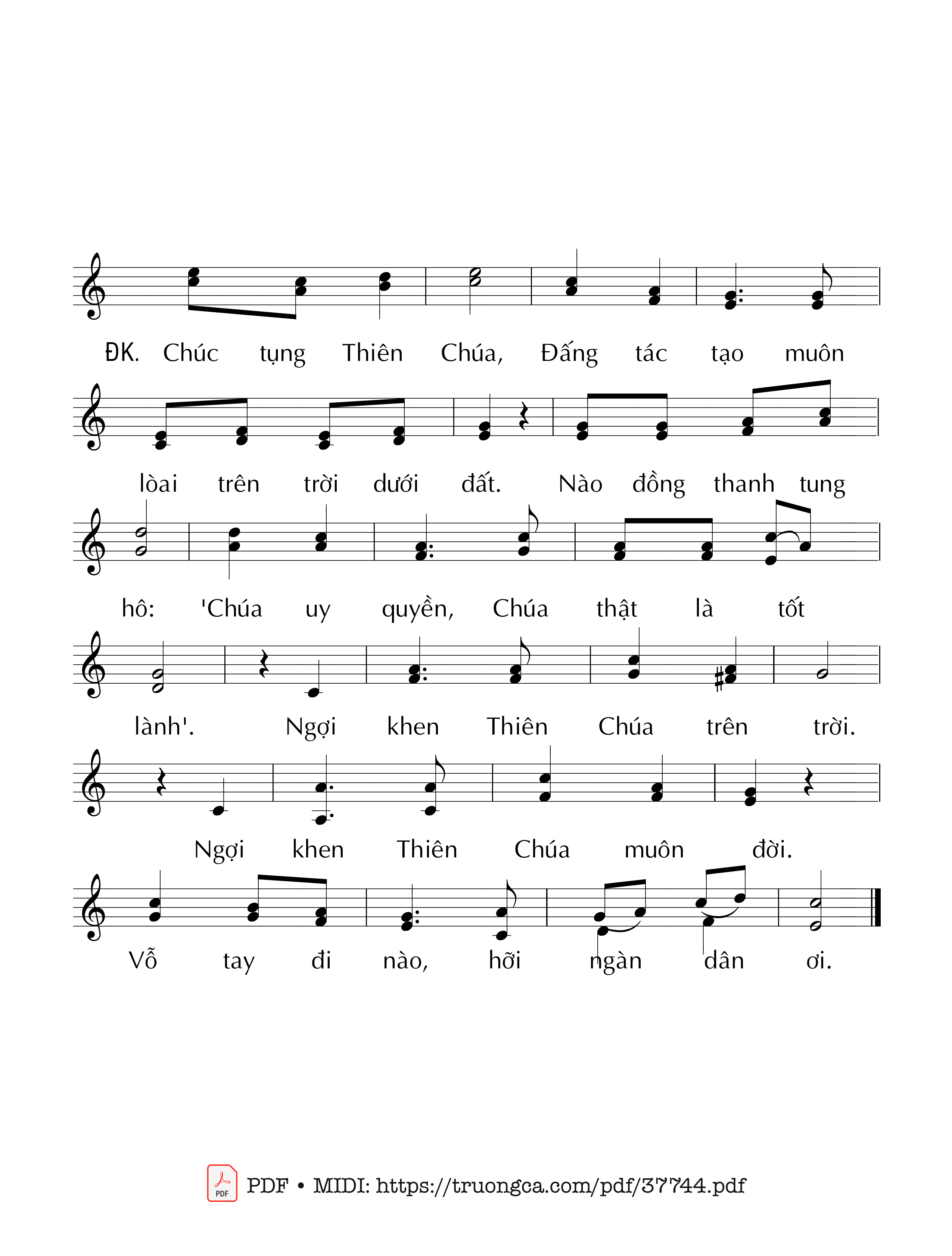 Page 2 of Sheet music PDF Vỗ Tay Đi Nào - Duy Linh Phn