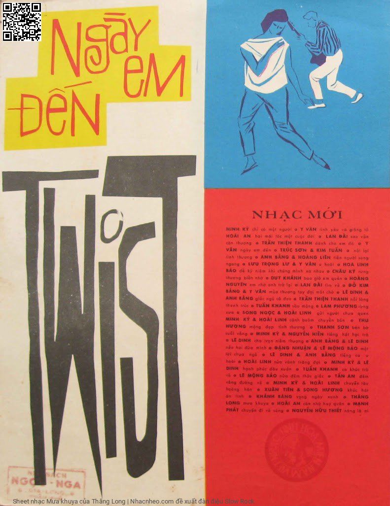 Page 4 of Sheet music PDF Mưa khuya - Thăng Long