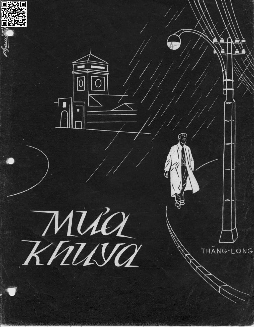 Page 5 of Sheet music PDF Mưa khuya - Thăng Long