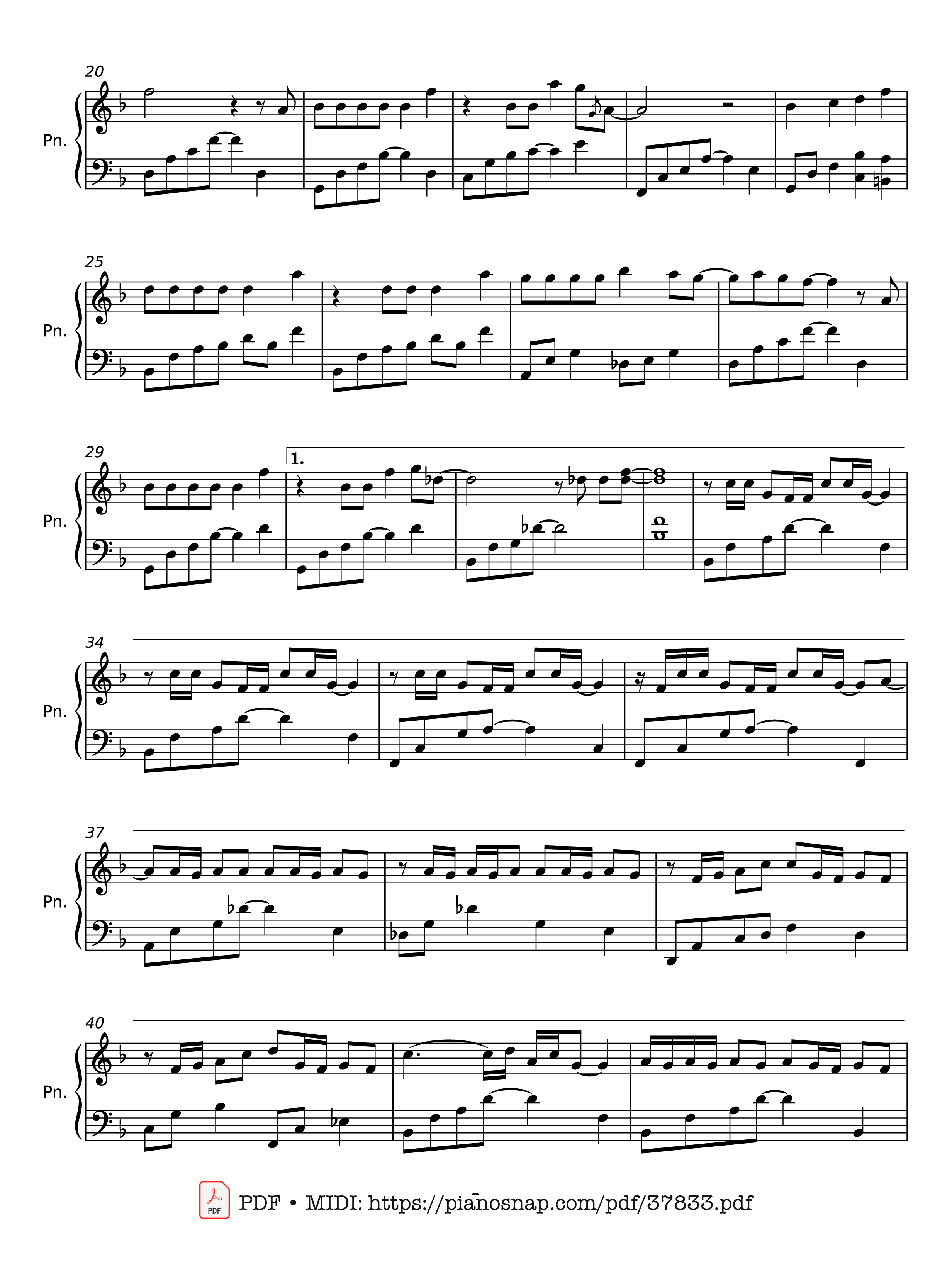 Page 2 of Sheet music PDF Piano Dự báo thời tiết hôm nay mưa - Yuriko