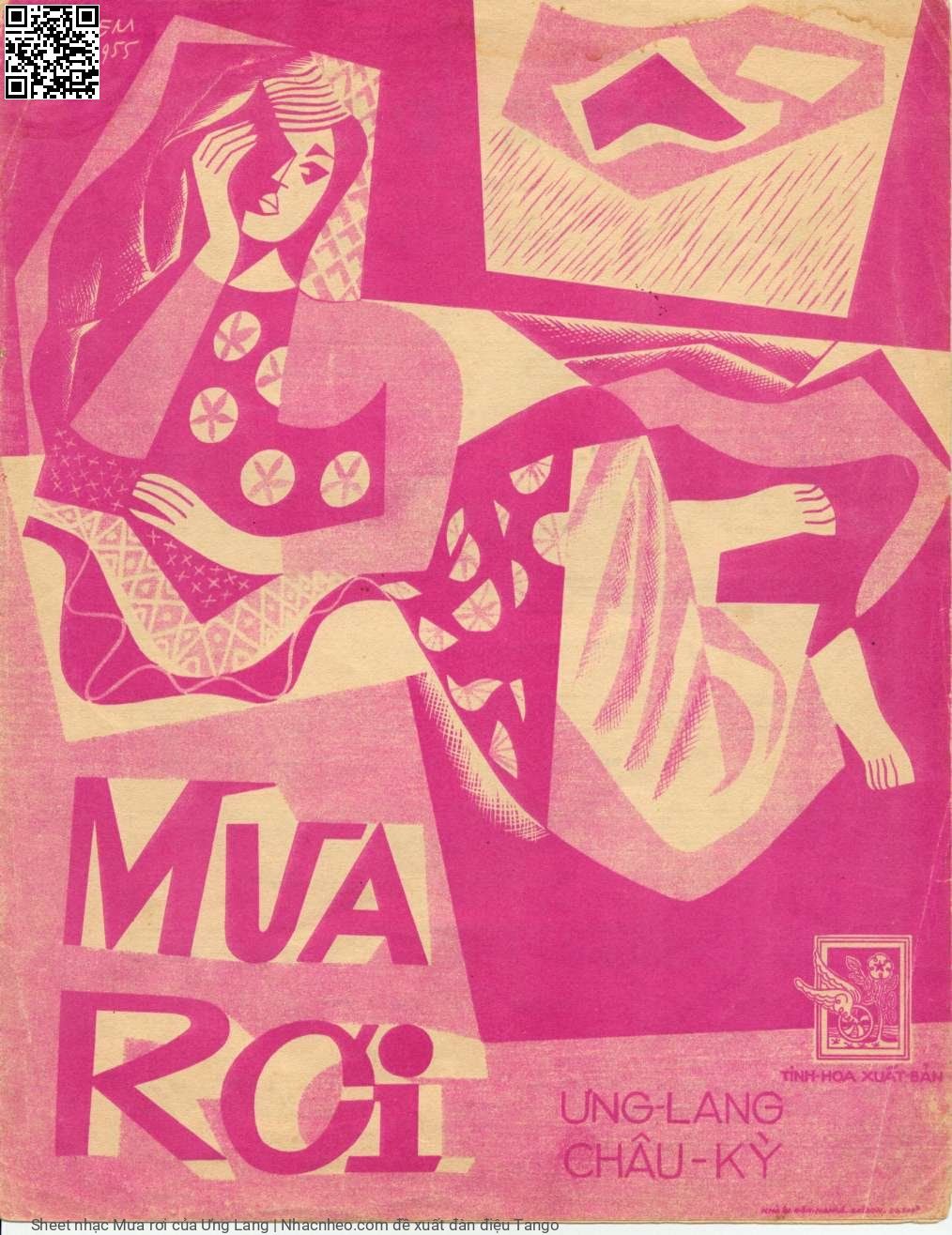 Page 1 of Sheet music PDF Mưa rơi - Ưng Lang