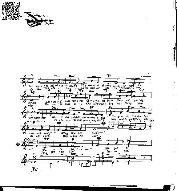 Page 4 of Sheet music PDF Mưa Sài Gòn mưa Hà Nội - Phạm Đình Chương