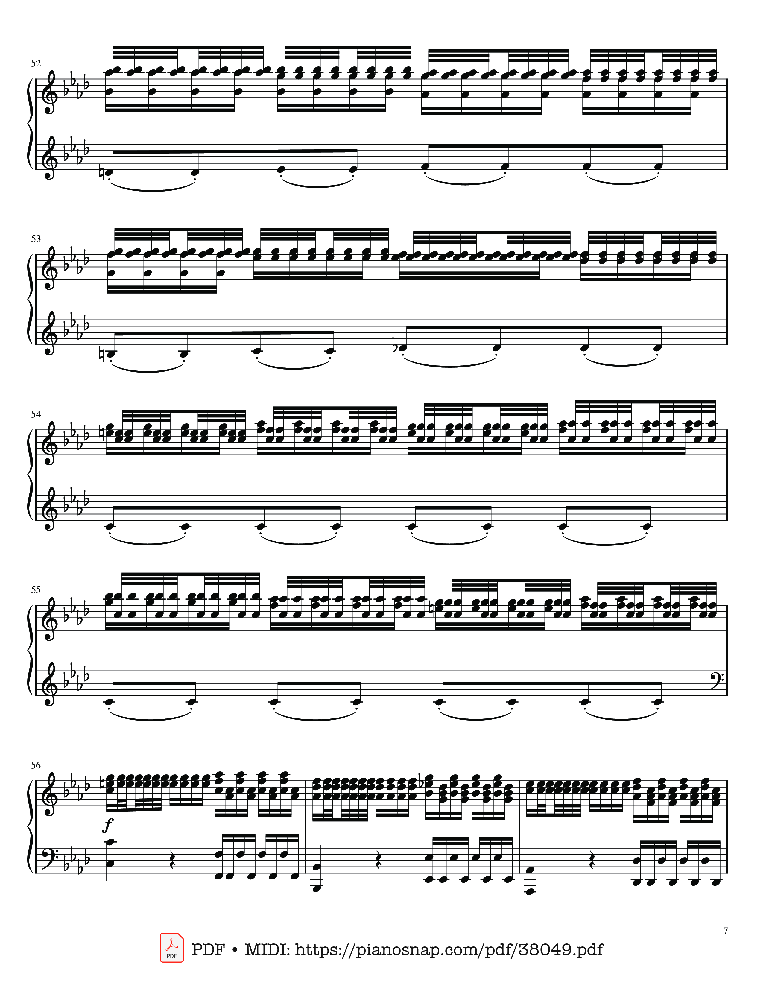 Page 7 of Sheet music PDF Piano The Four Seasons - L