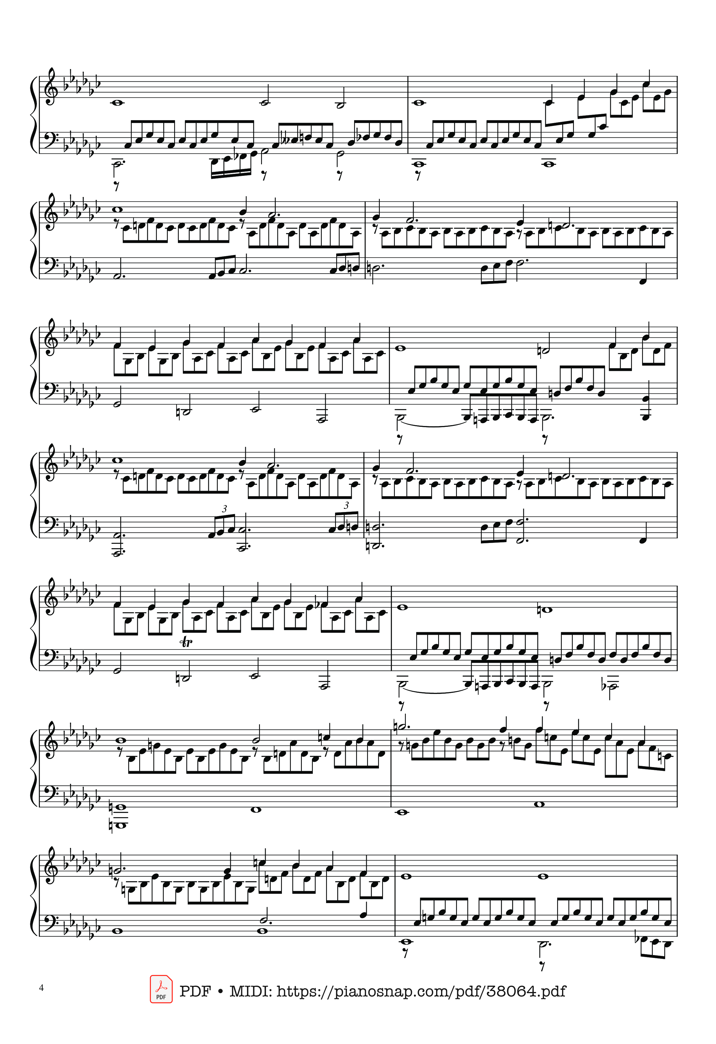Page 4 of Sheet music PDF Piano Schubert Impromptu No. 3 Op. 90 D 899 - Franz Schubert