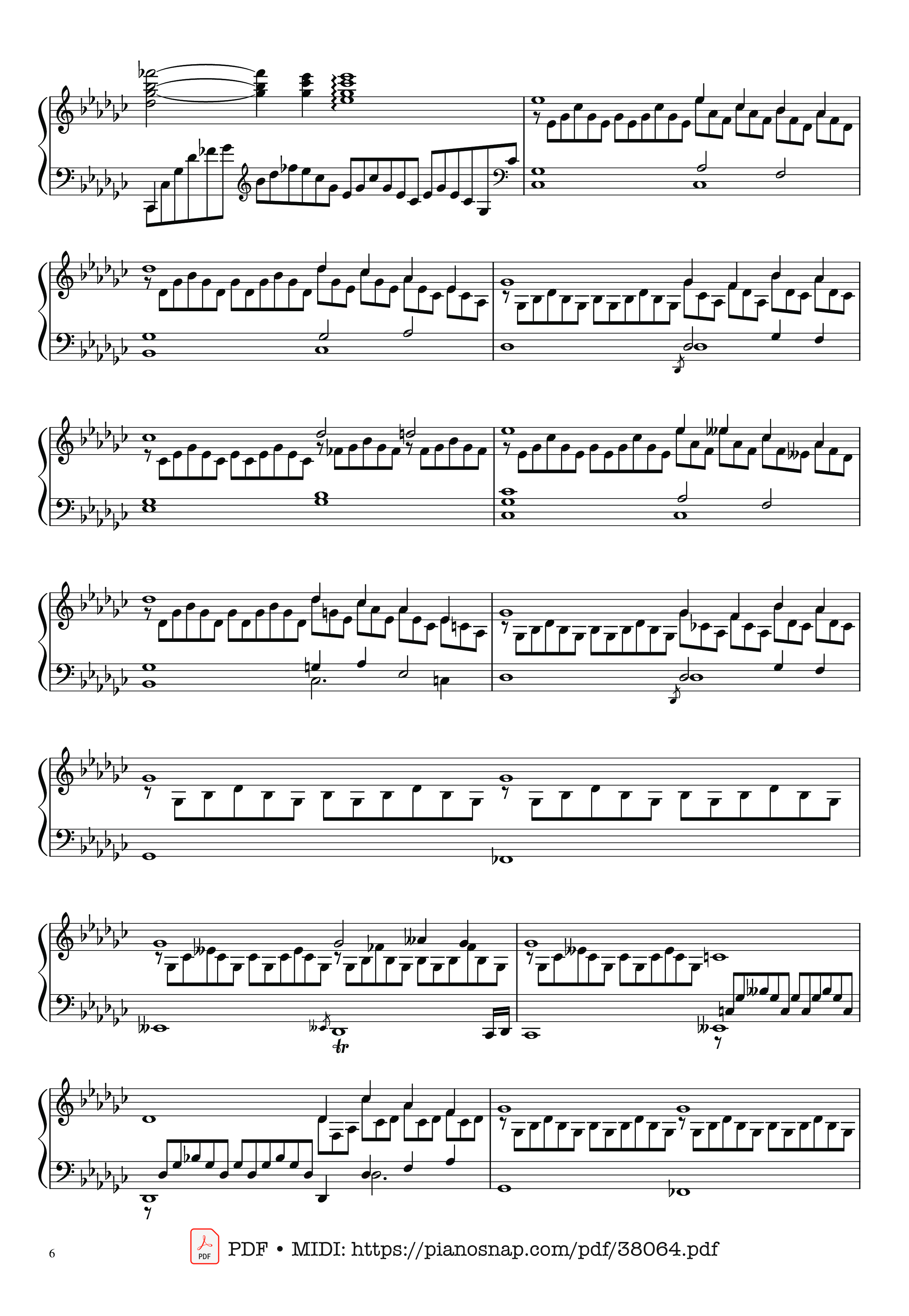 Page 6 of Sheet music PDF Piano Schubert Impromptu No. 3 Op. 90 D 899 - Franz Schubert