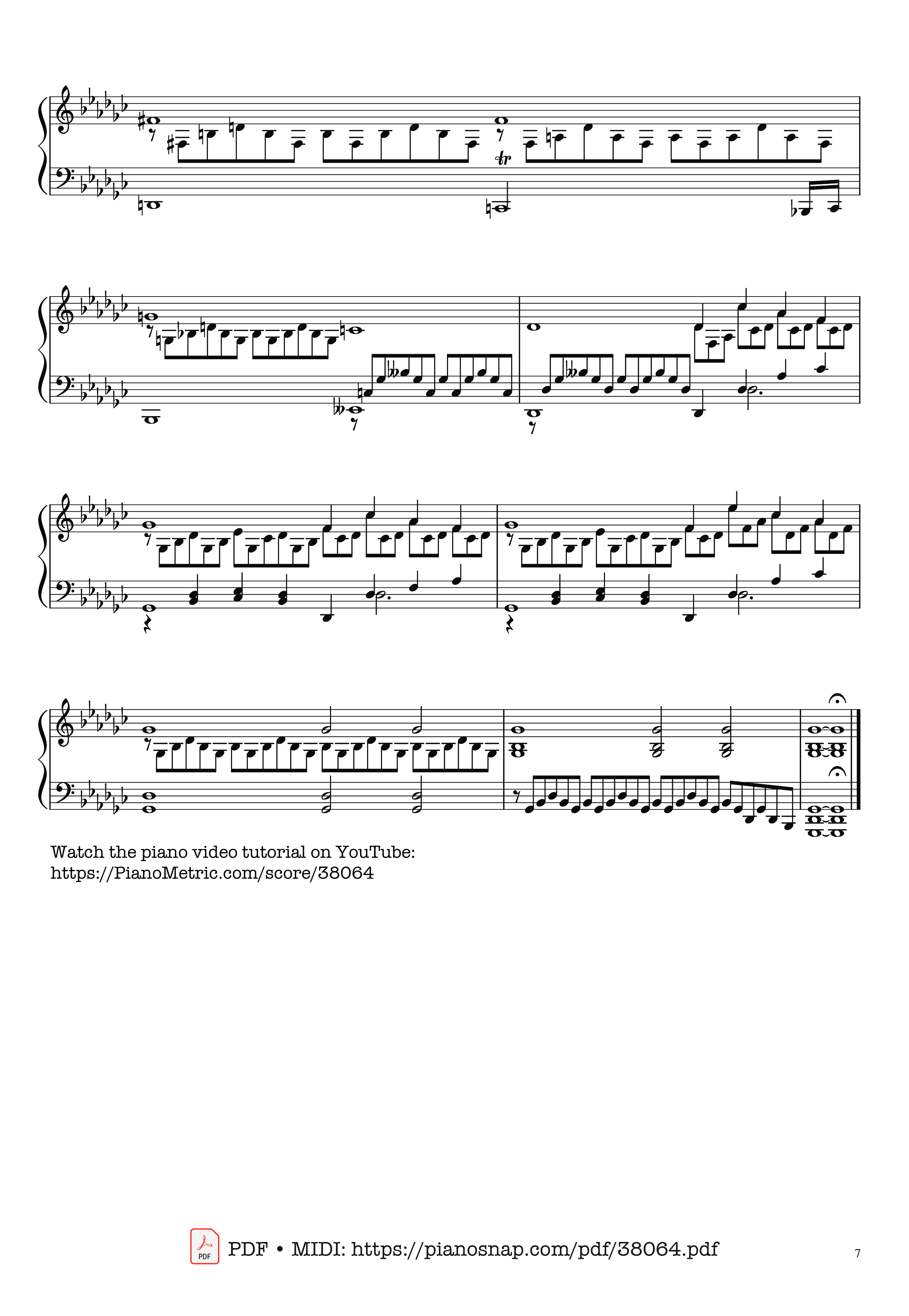 Page 7 of Sheet music PDF Piano Schubert Impromptu No. 3 Op. 90 D 899 - Franz Schubert
