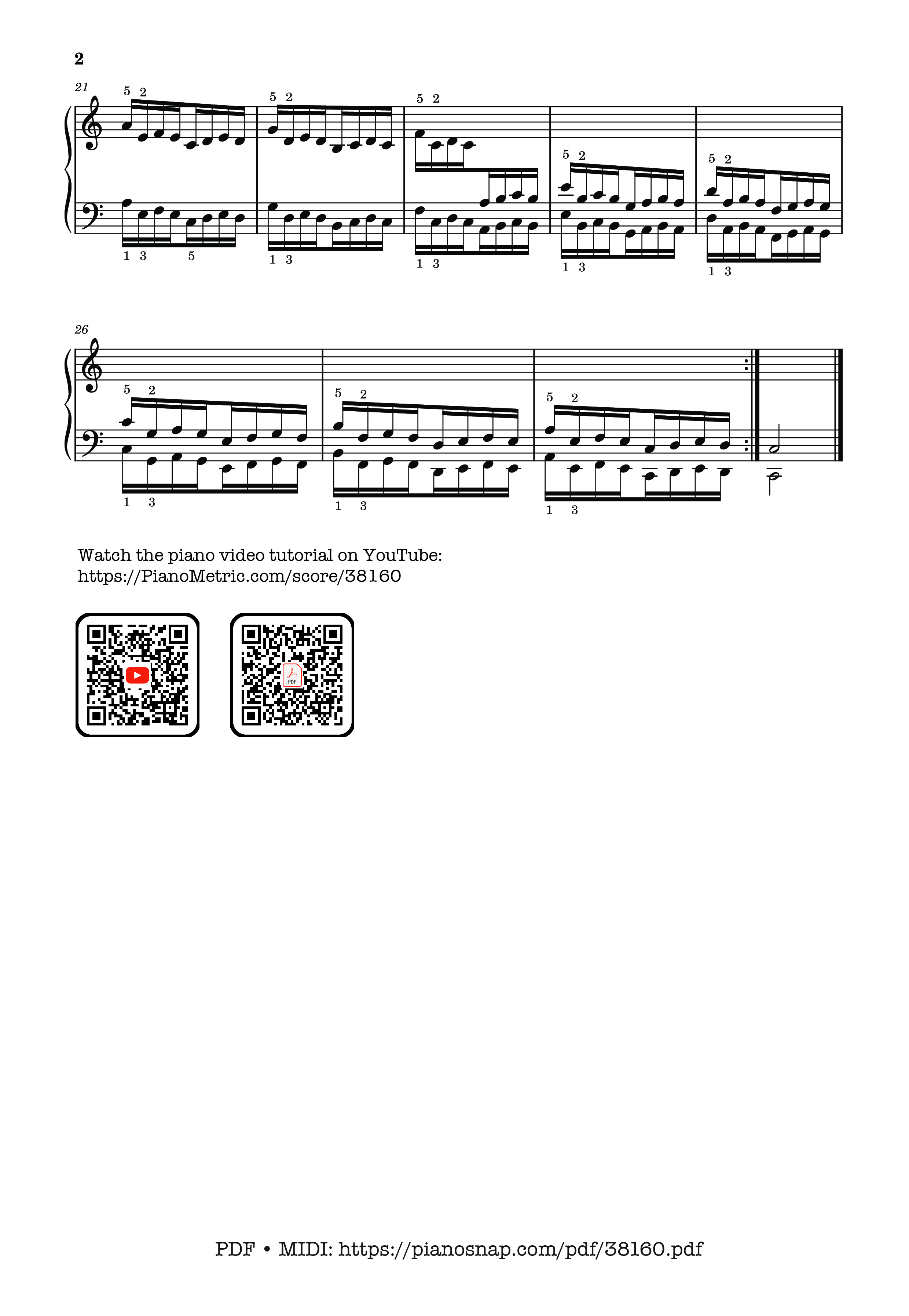 Page 2 of Sheet music PDF Hanon - The Virtuoso Pianist No. 16 - Charles-Louis Hanon