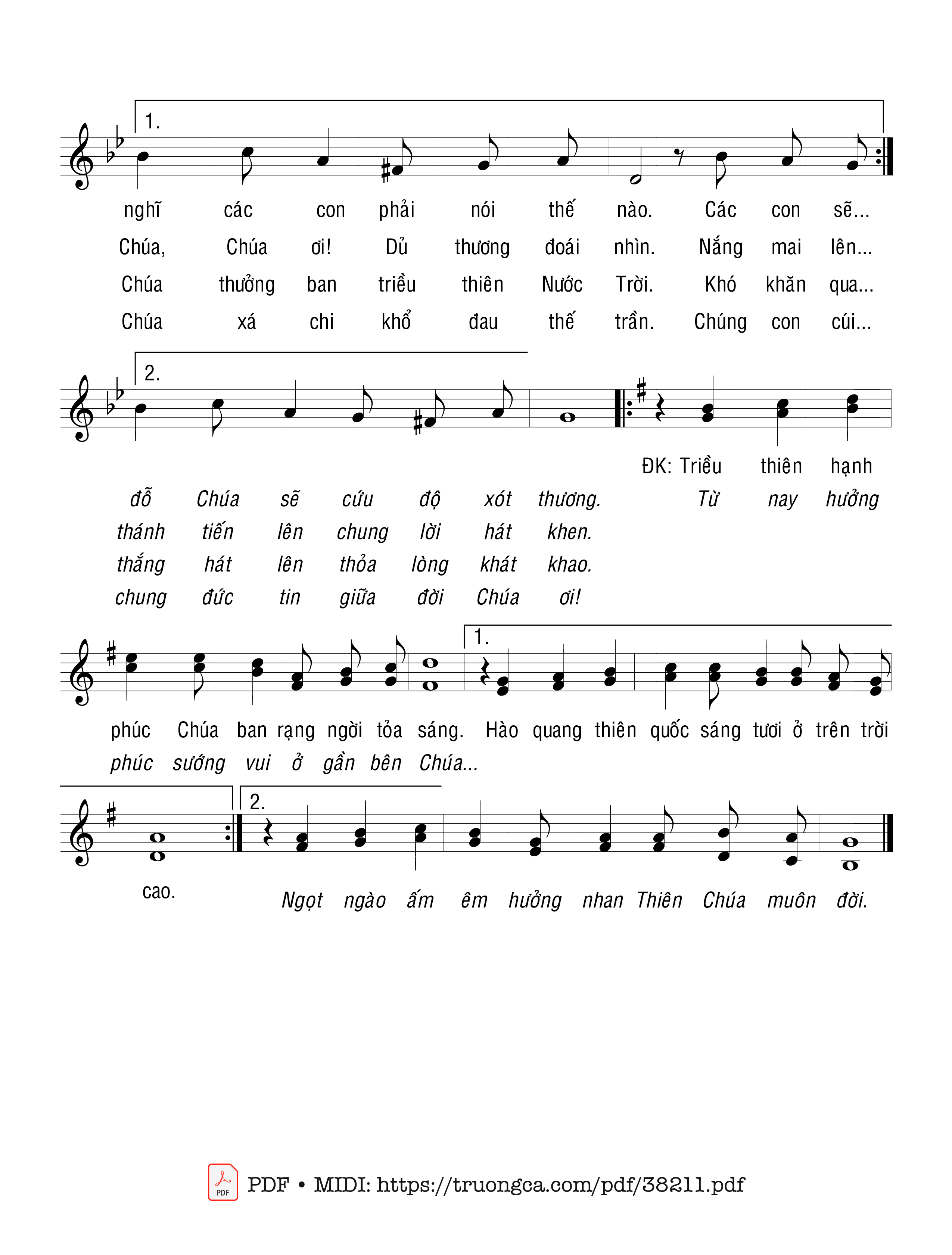 Page 2 of Sheet music PDF Triều Thiên Hạnh Phúc - Nguyễn Hùng Cường &Amp; Viễn Xứ