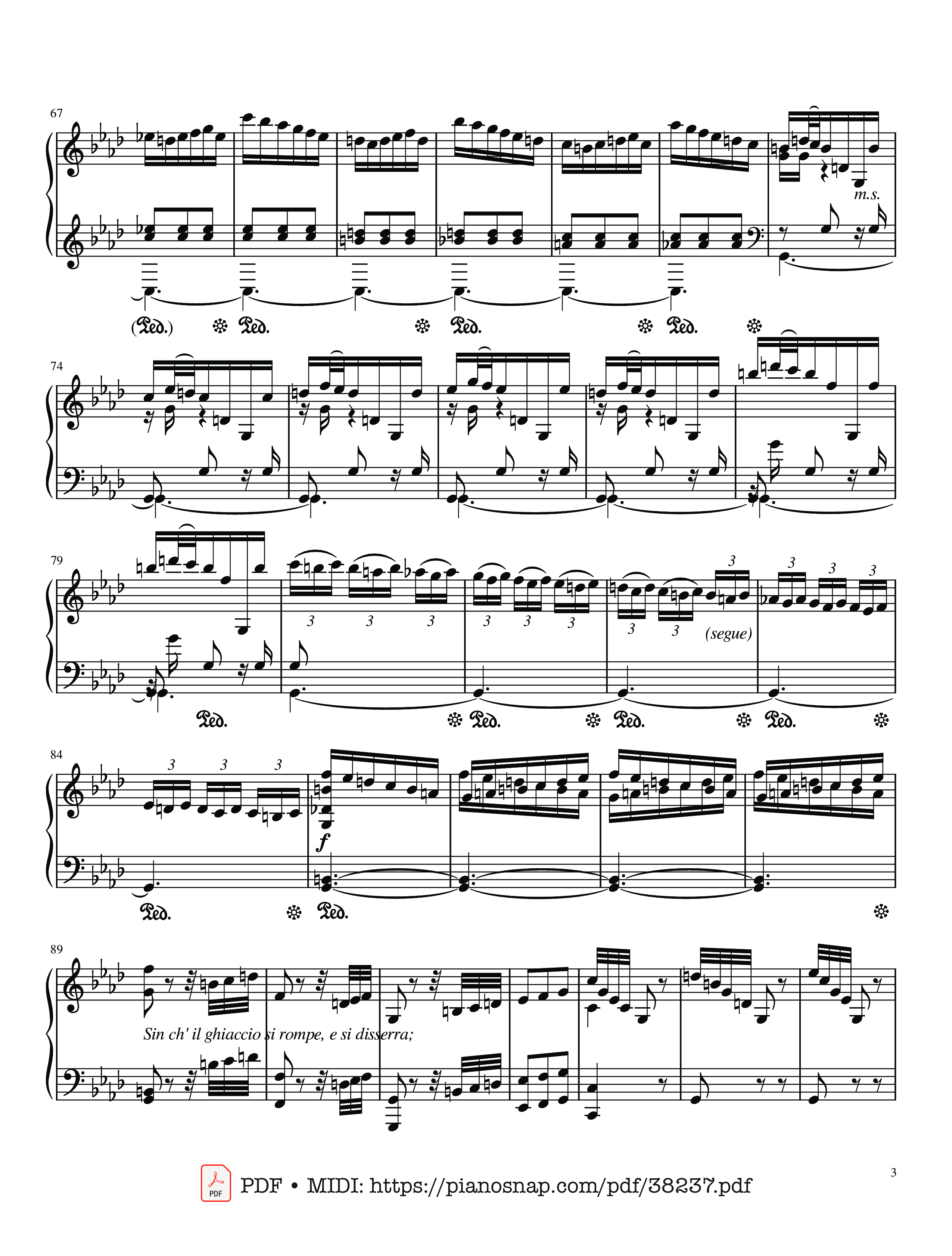 Page 3 of Sheet music PDF The Four Seasons - L