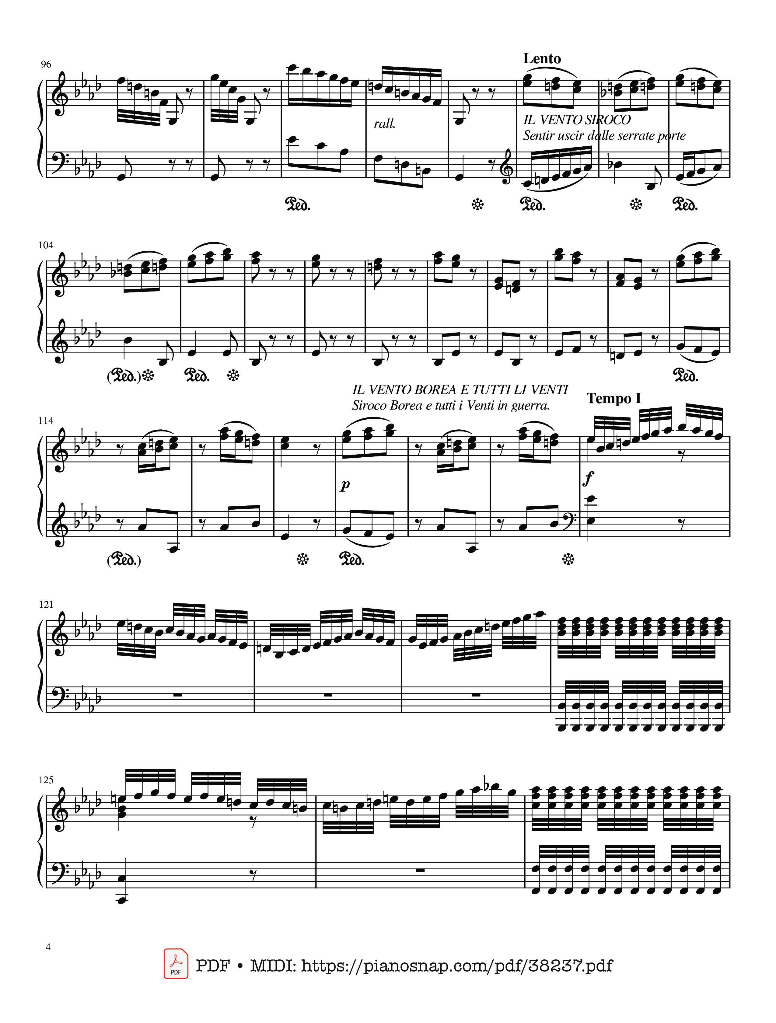 Page 4 of Sheet music PDF The Four Seasons - L