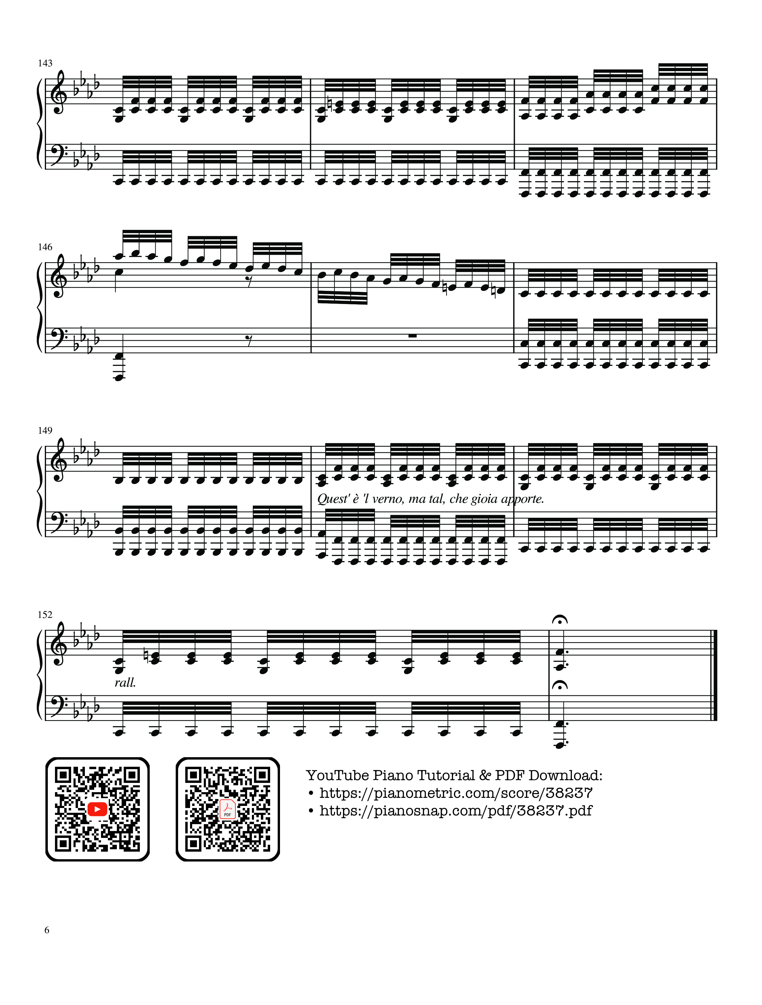 Page 6 of Sheet music PDF The Four Seasons - L