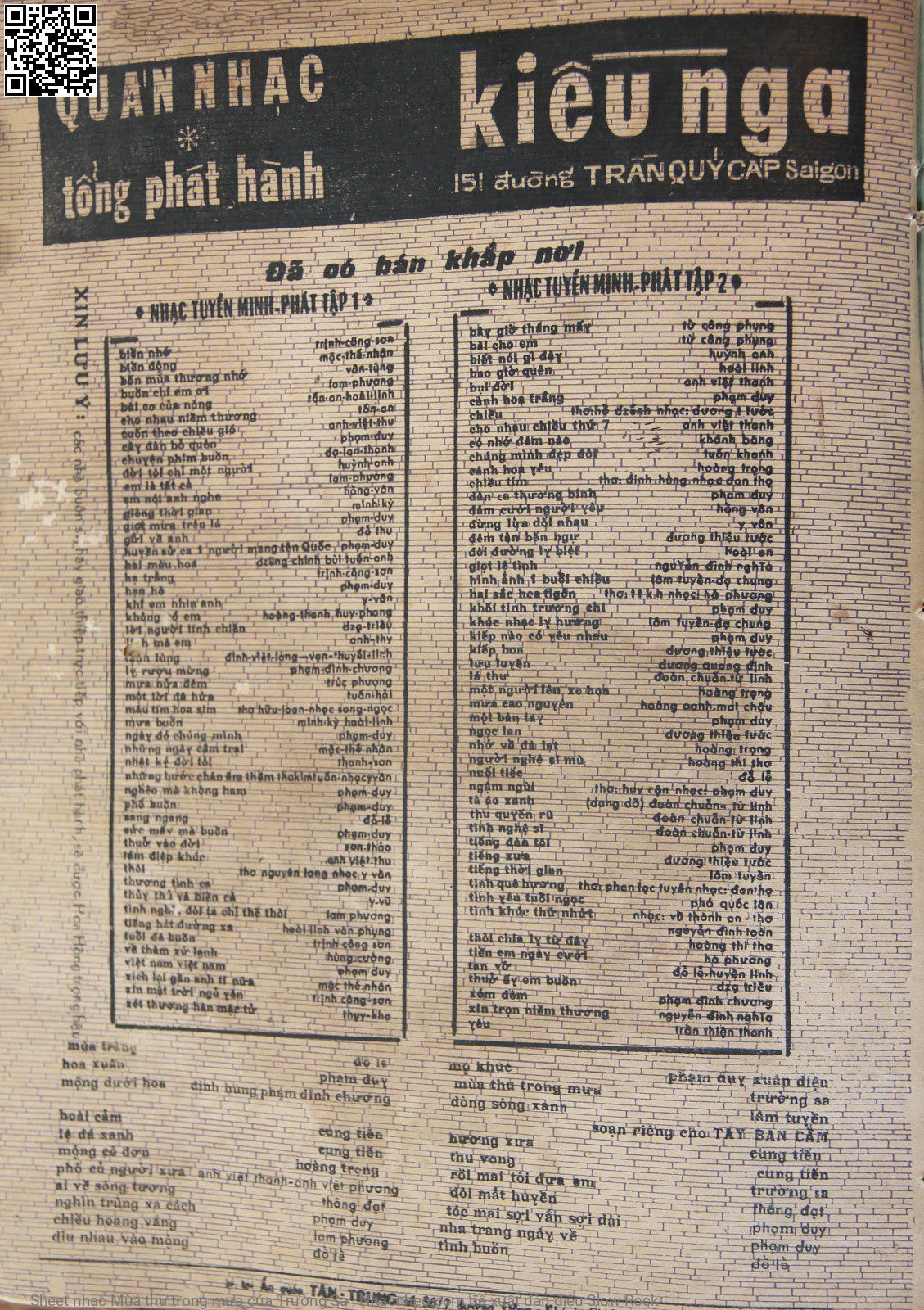 Page 4 of Sheet music PDF Mùa thu trong mưa - Trường Sa