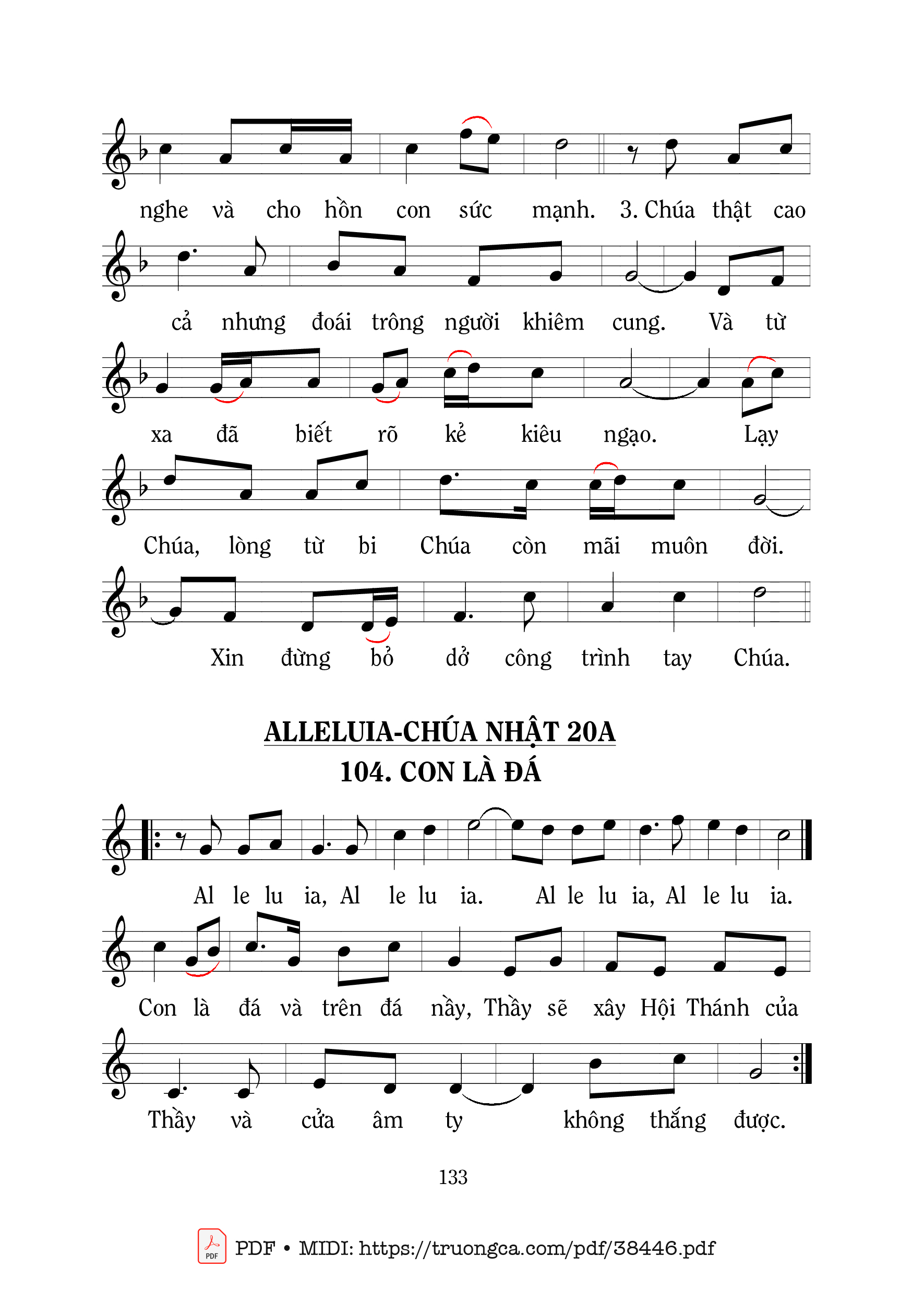 Page 2 of Sheet music PDF Thánh Vịnh 137, Lòng Từ Bi Chúa 4 - Mi Trầm