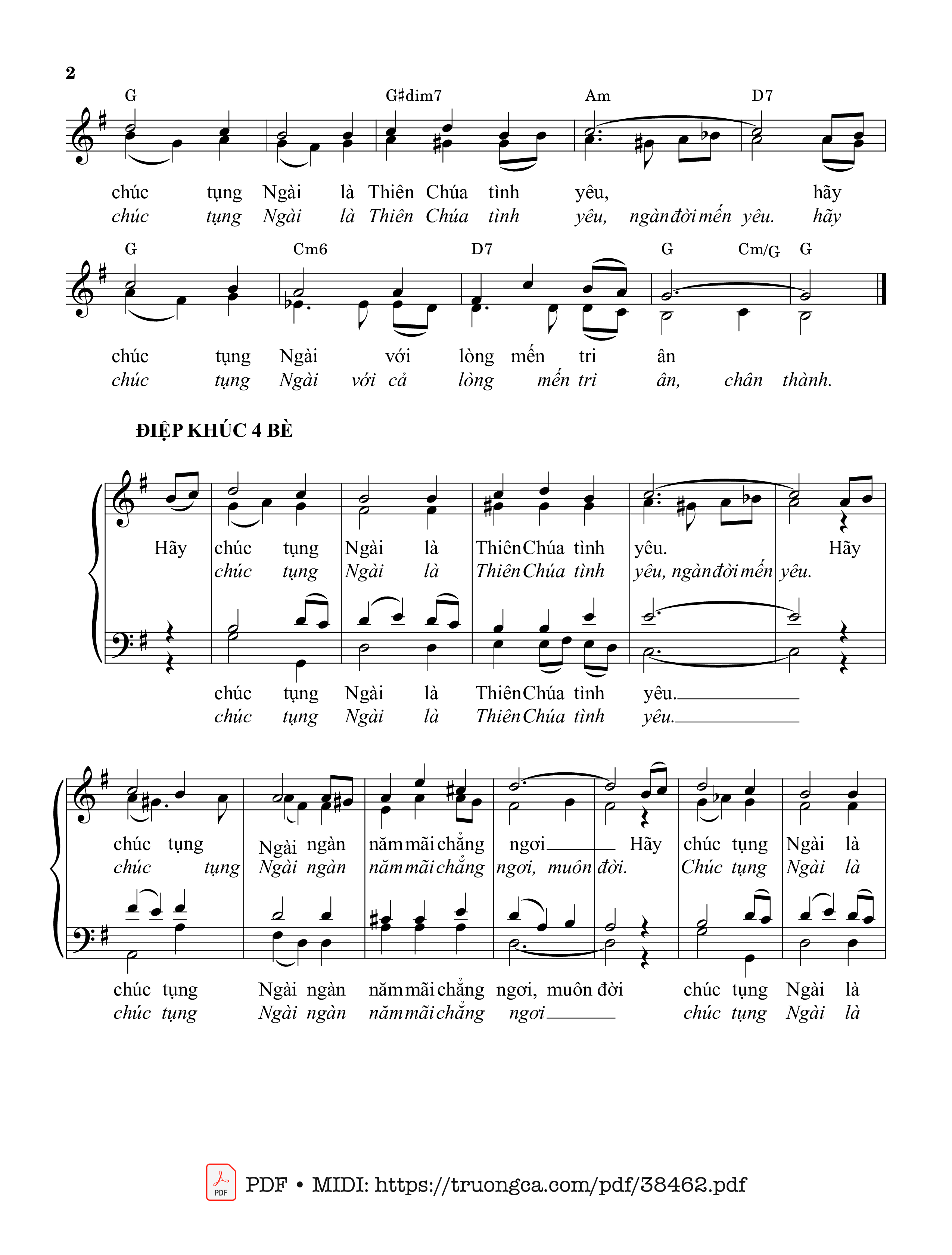 Page 2 of Sheet music PDF Về Thánh Điện - Đặng Anh