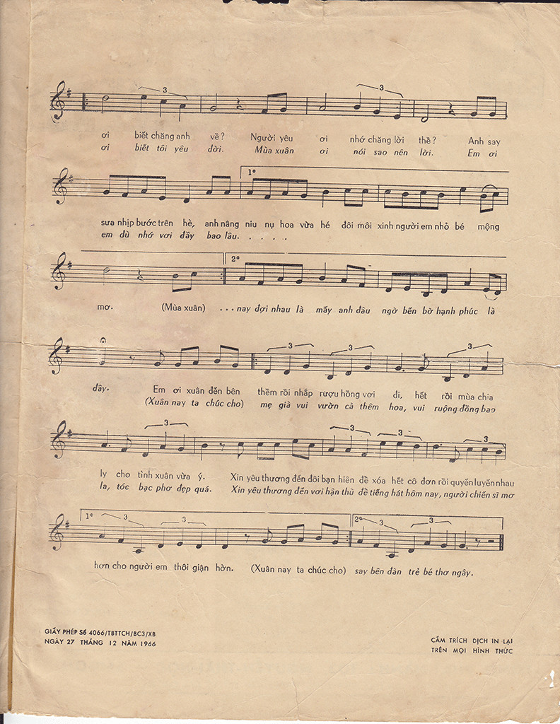Page 5 of Sheet music PDF Mùa xuân đầu tiên - Tuấn Khanh