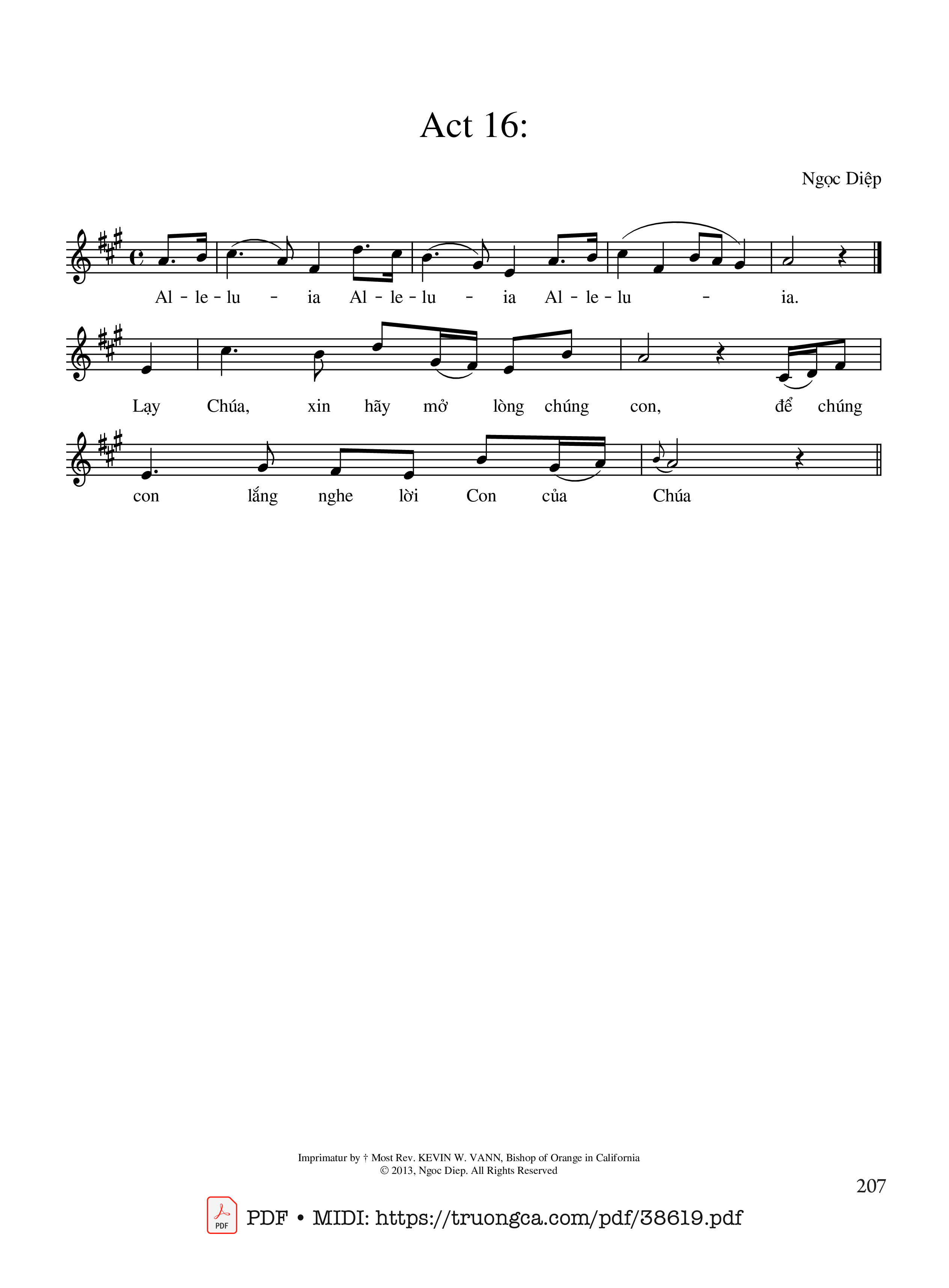 Page 2 of Sheet music PDF Thánh Vịnh 22, Chúa Nhật 28A Thường Niên - Ngọc Diệp
