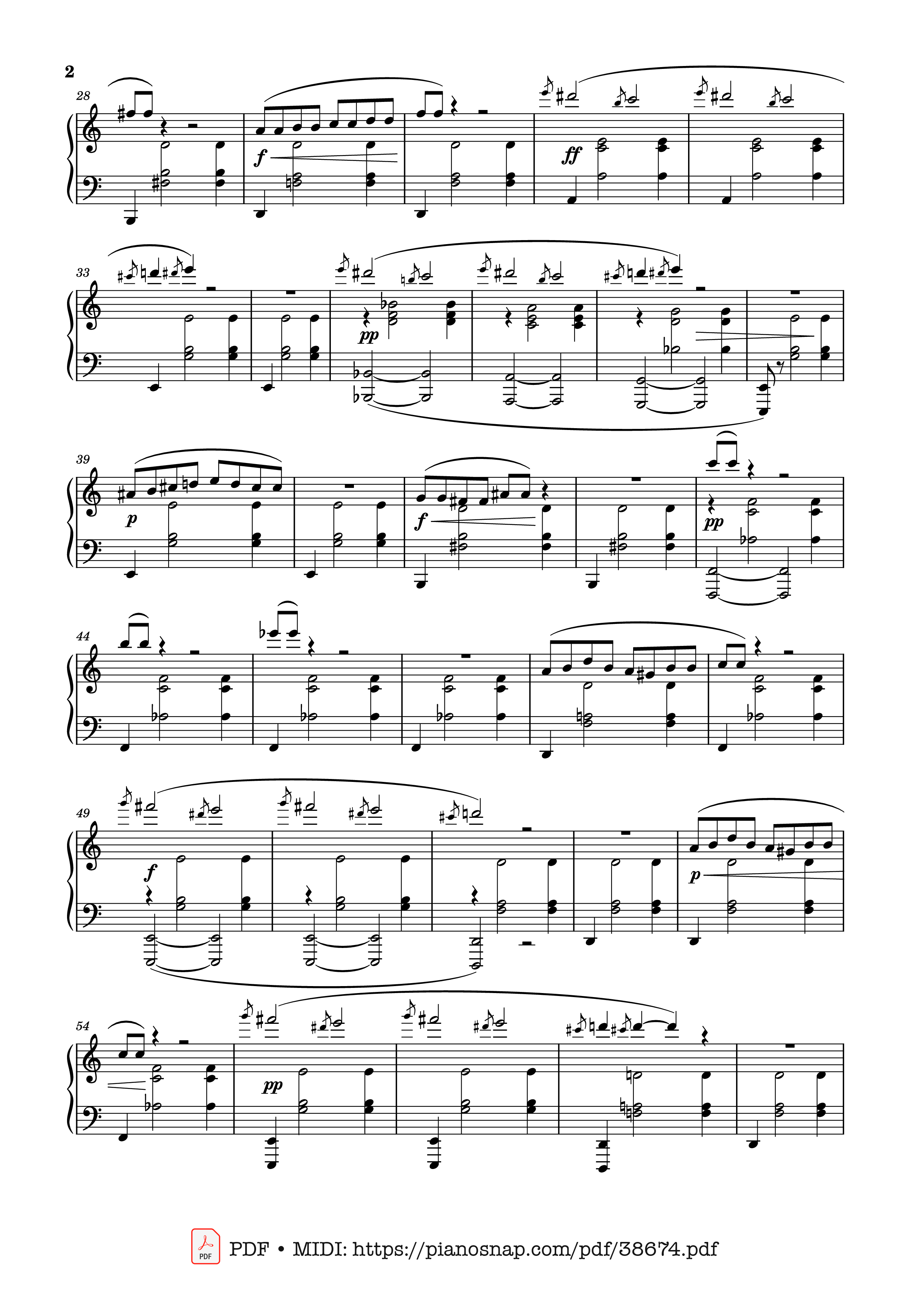 Page 2 of Sheet music PDF Gnossienne No. 7 - Erik Satie