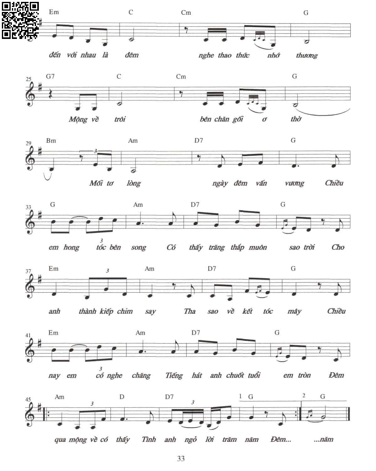 Page 2 of Sheet music PDF Mười chín mùa xuân - Nguyễn Trương Hà Phương