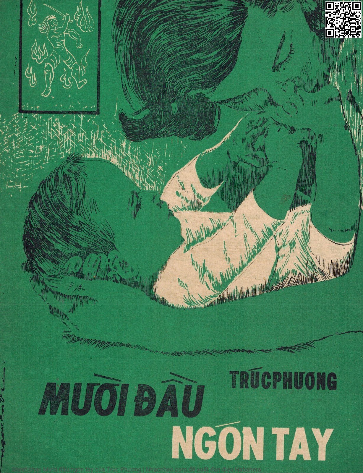 Page 1 of Sheet music PDF Mười đầu ngón tay - Trúc Phương