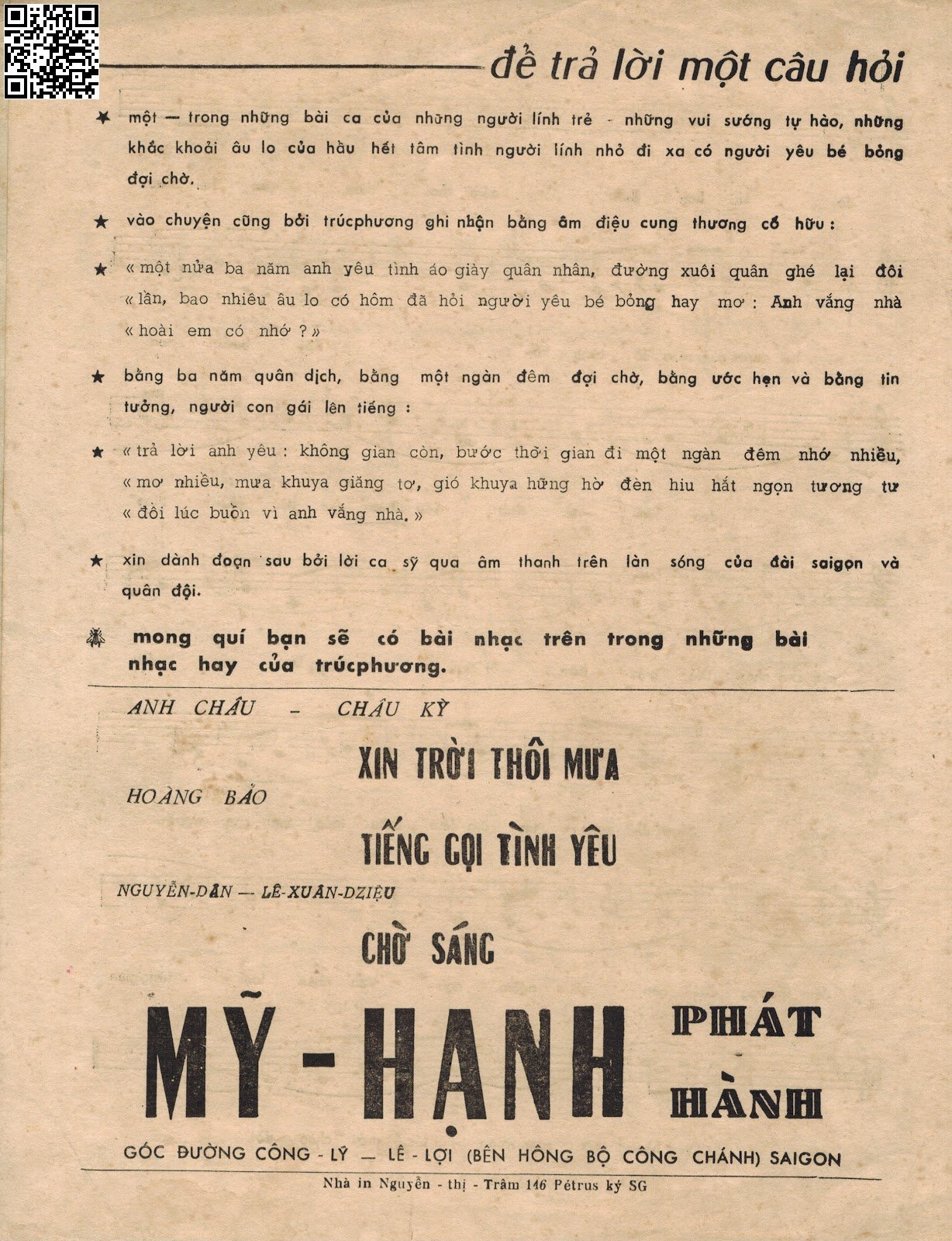 Page 4 of Sheet music PDF Mười đầu ngón tay - Trúc Phương