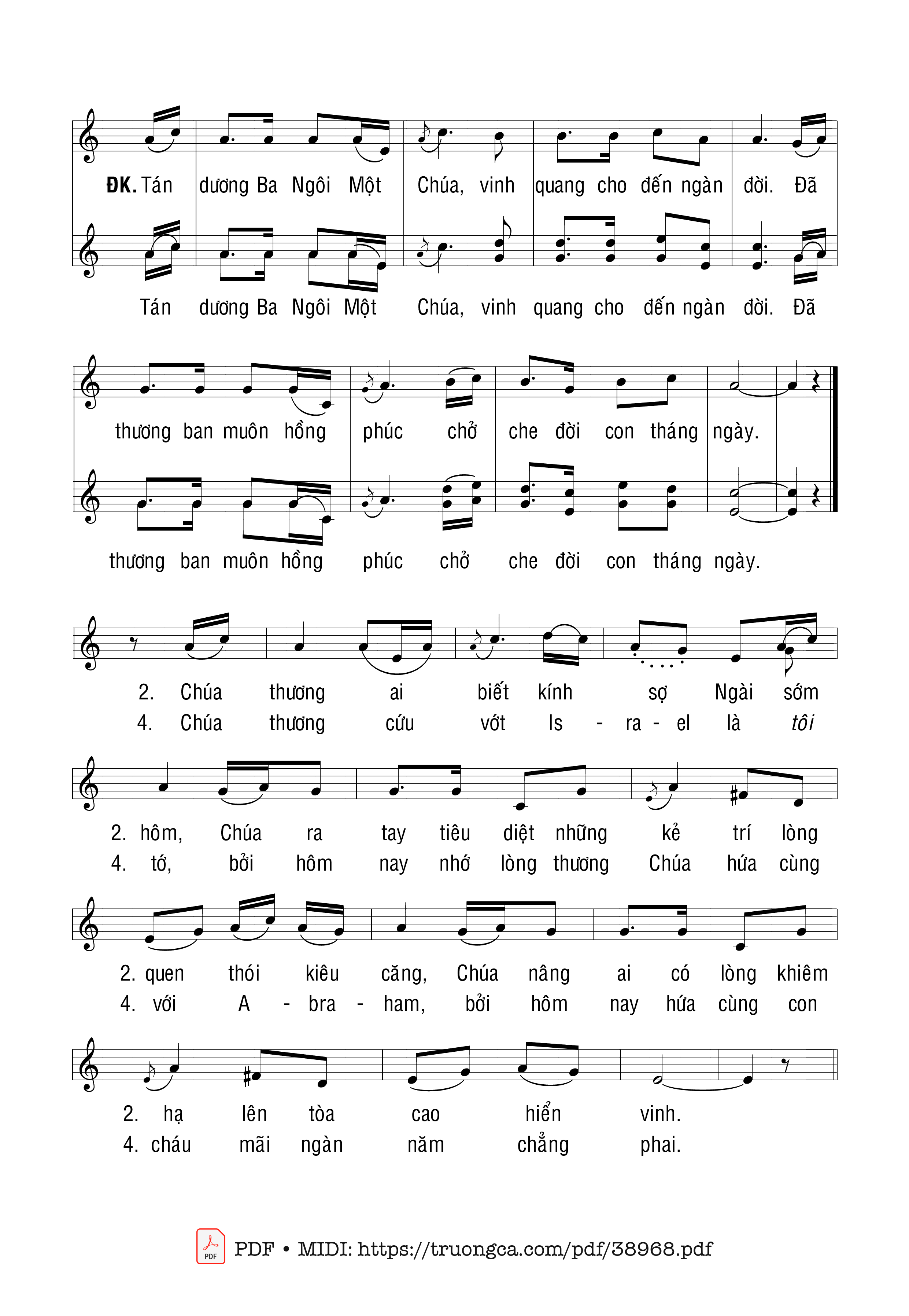 Page 2 of Sheet music PDF Tình Khúc Tri Ân 7 - Tri Văn Vinh