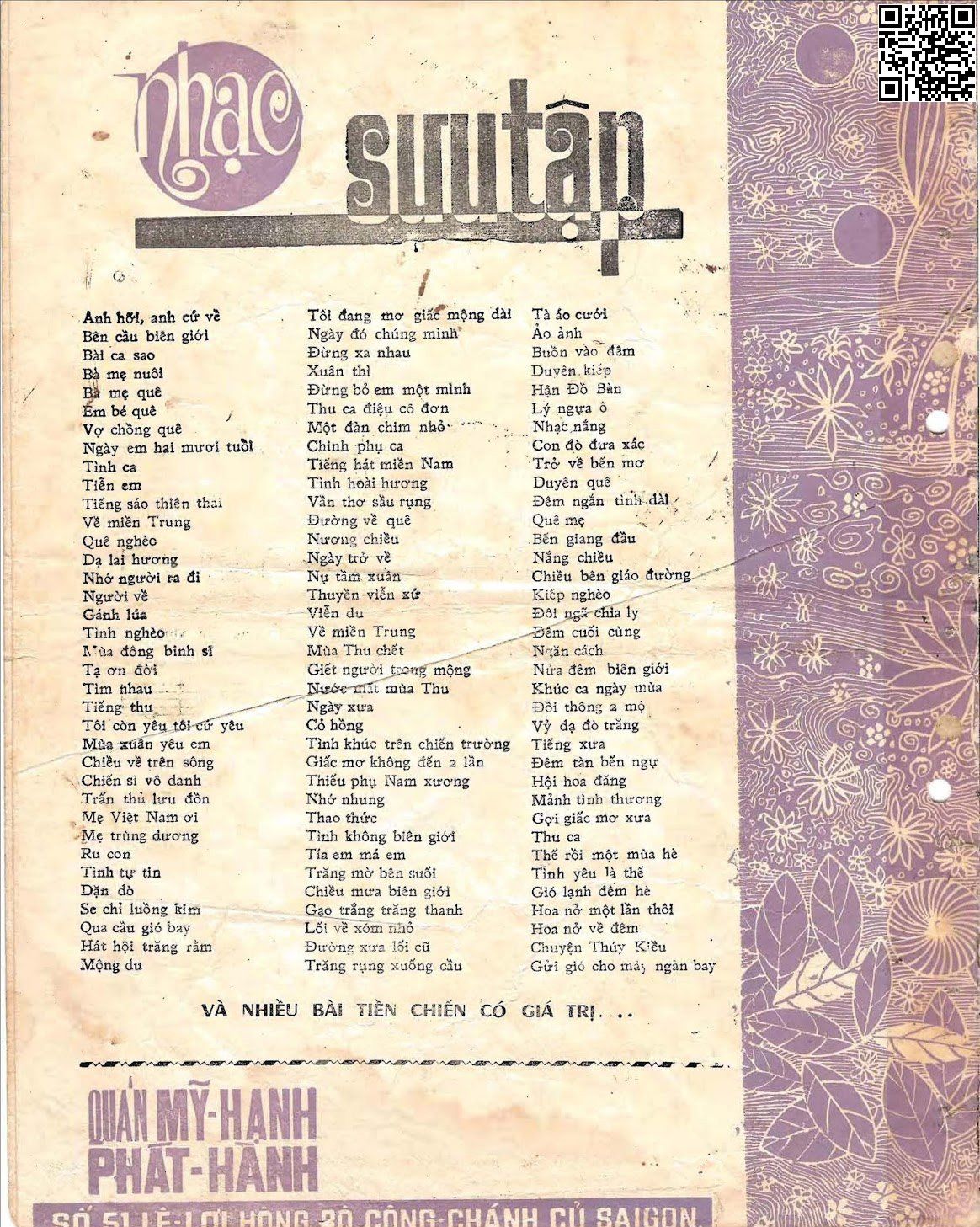 Page 4 of Sheet music PDF Mười thương - Phạm Đình Chương