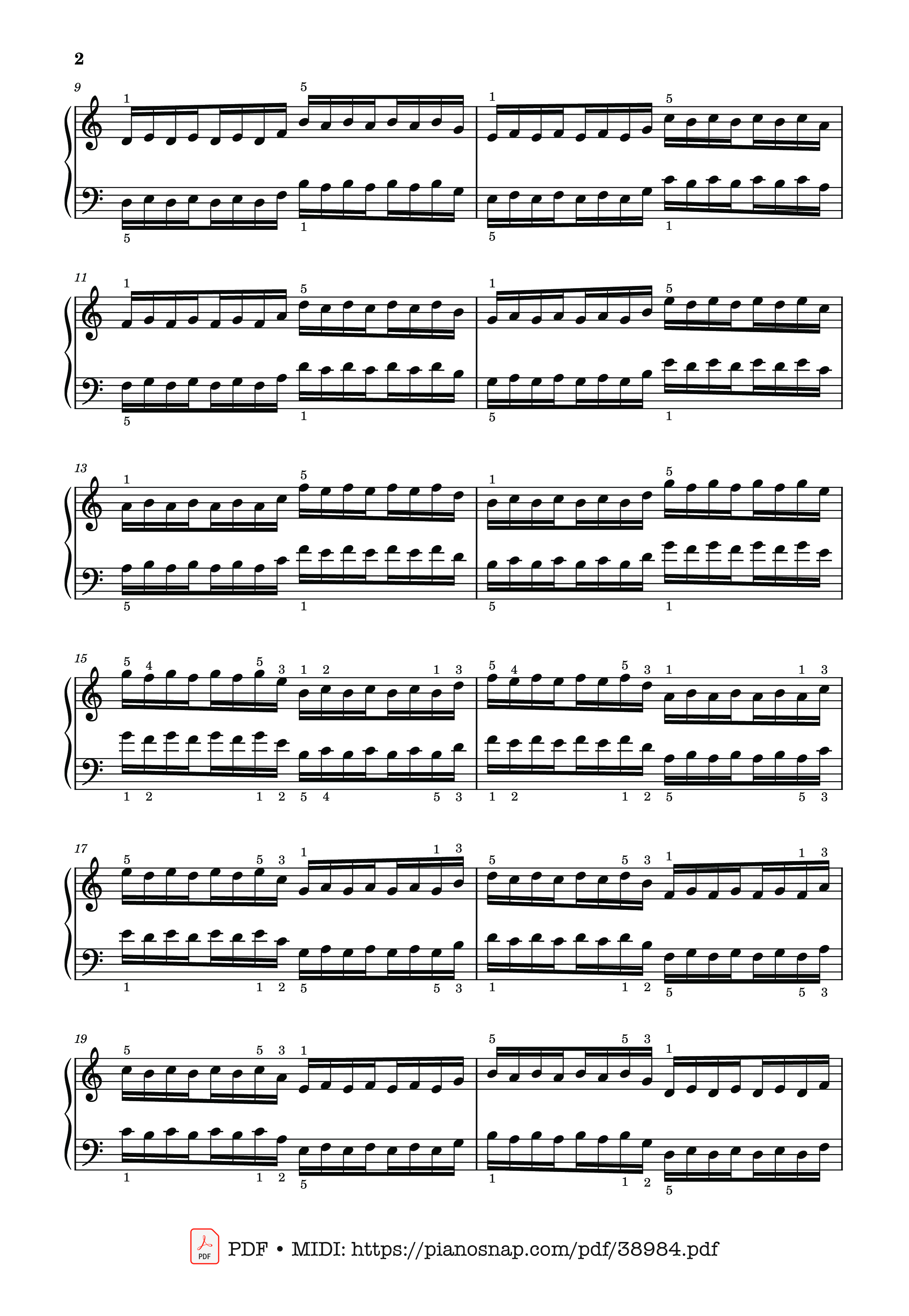 Page 2 of Sheet music PDF Piano Hanon - The Virtuoso Pianist No. 30 - Charles-Louis Hanon