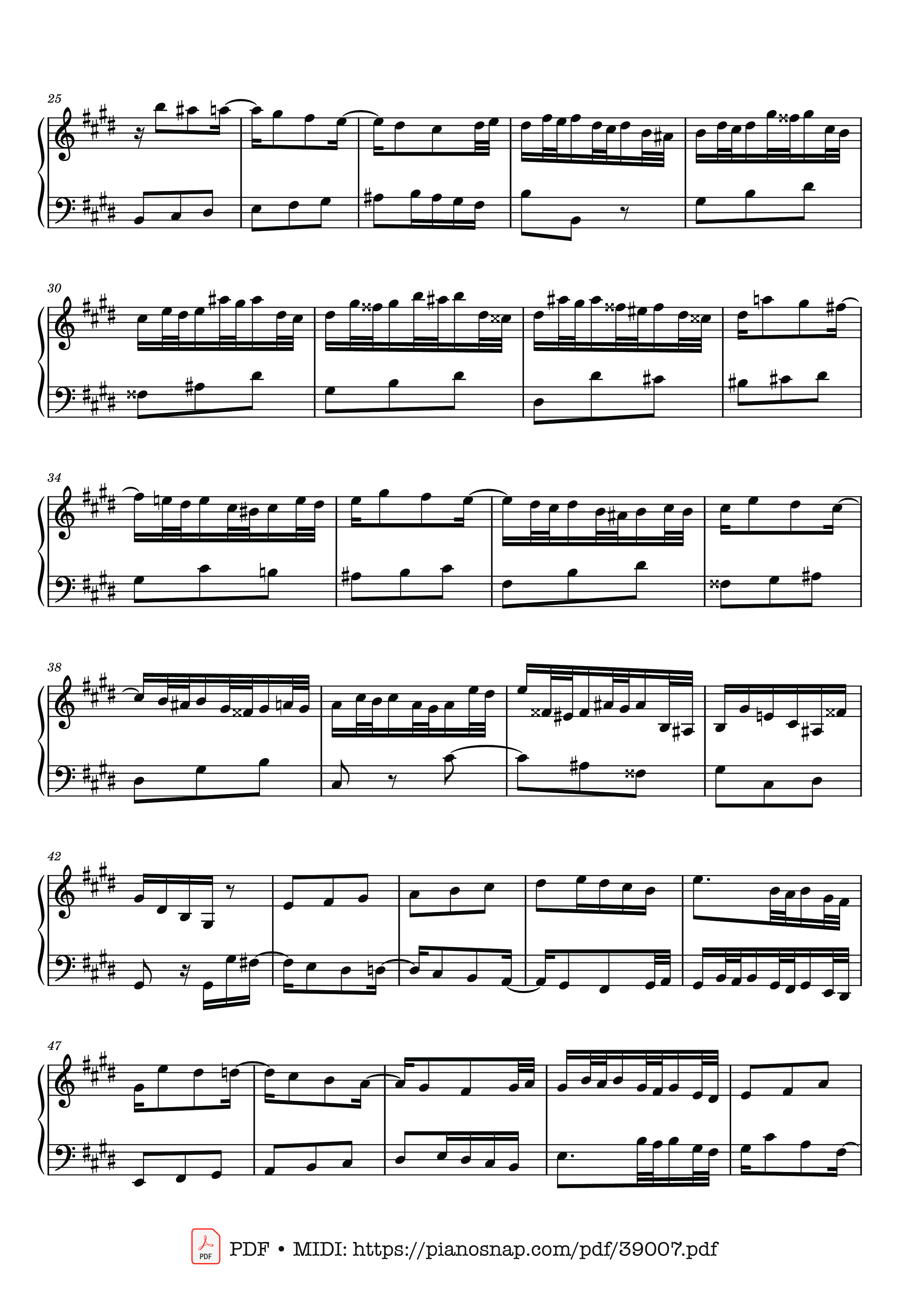 Page 2 of Sheet music PDF Invention No. 6 in E Major, BWV 777 - Johann Sebastian Bach